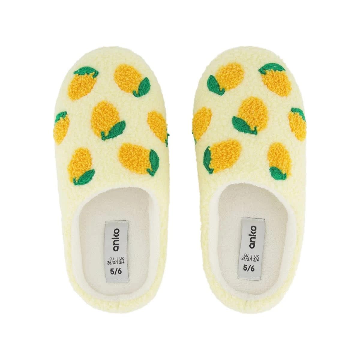 2 Basic Print Scuffs LEMONS, 2 of 3