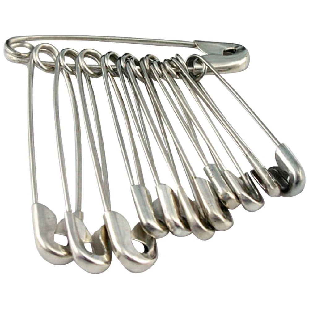1 First Aiders Choice Safety Pins Assorted 12 Pack, 1 of 1