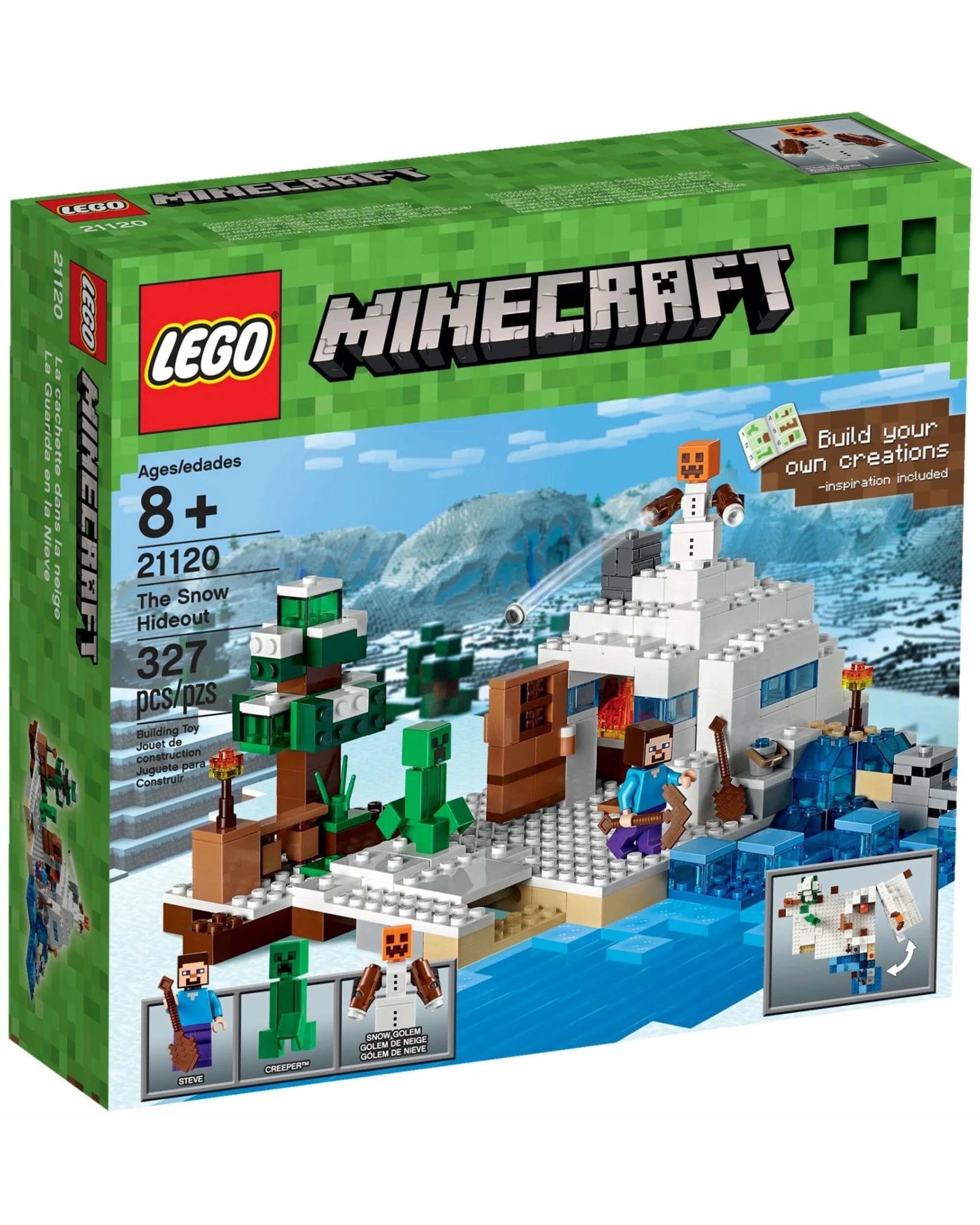 1 LEGO 21120 Minecraft The Snow Hideout, 1 of 1