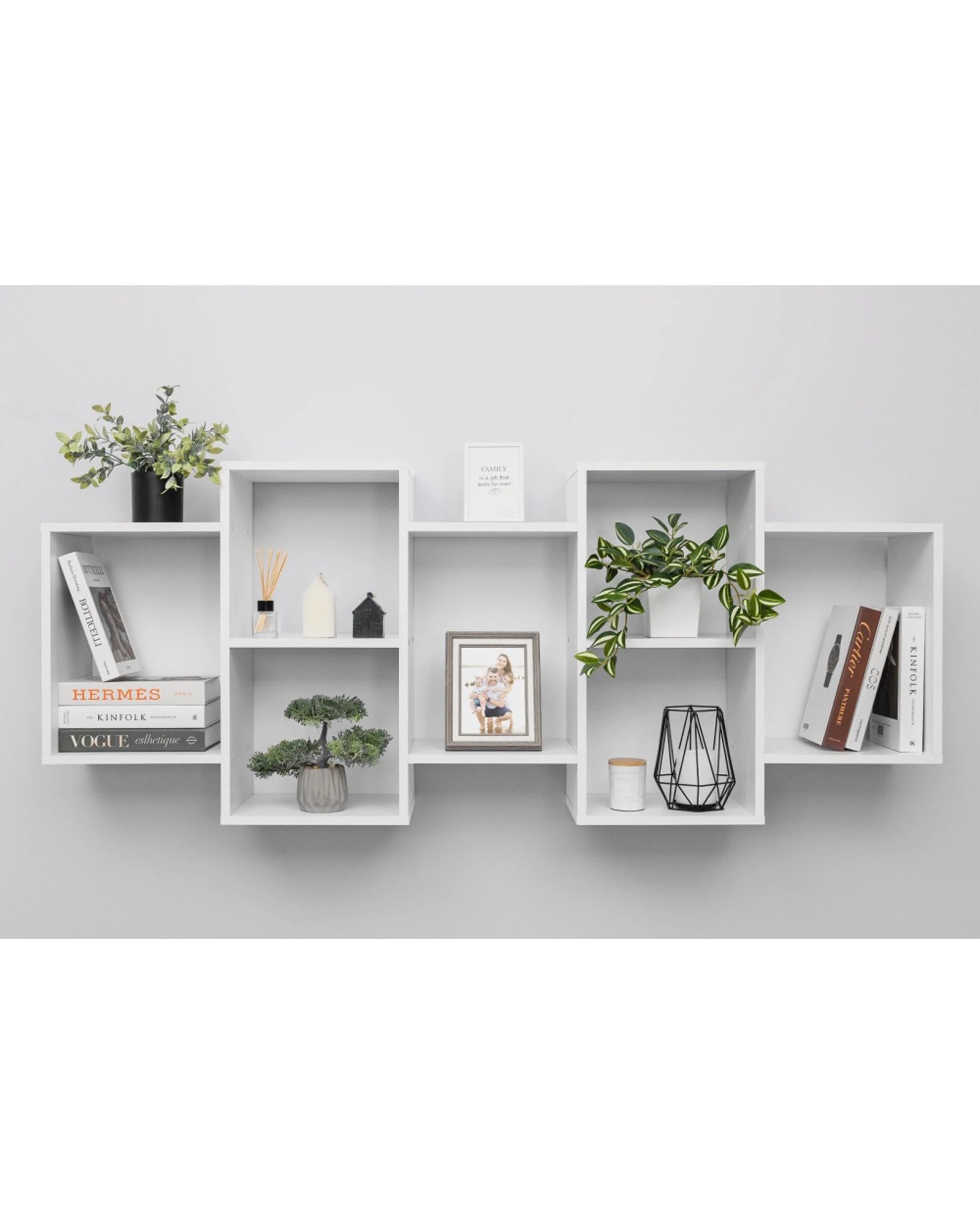 6 European Cabinetry Lisbon Decorative Display Shelf - White, 6 of 7