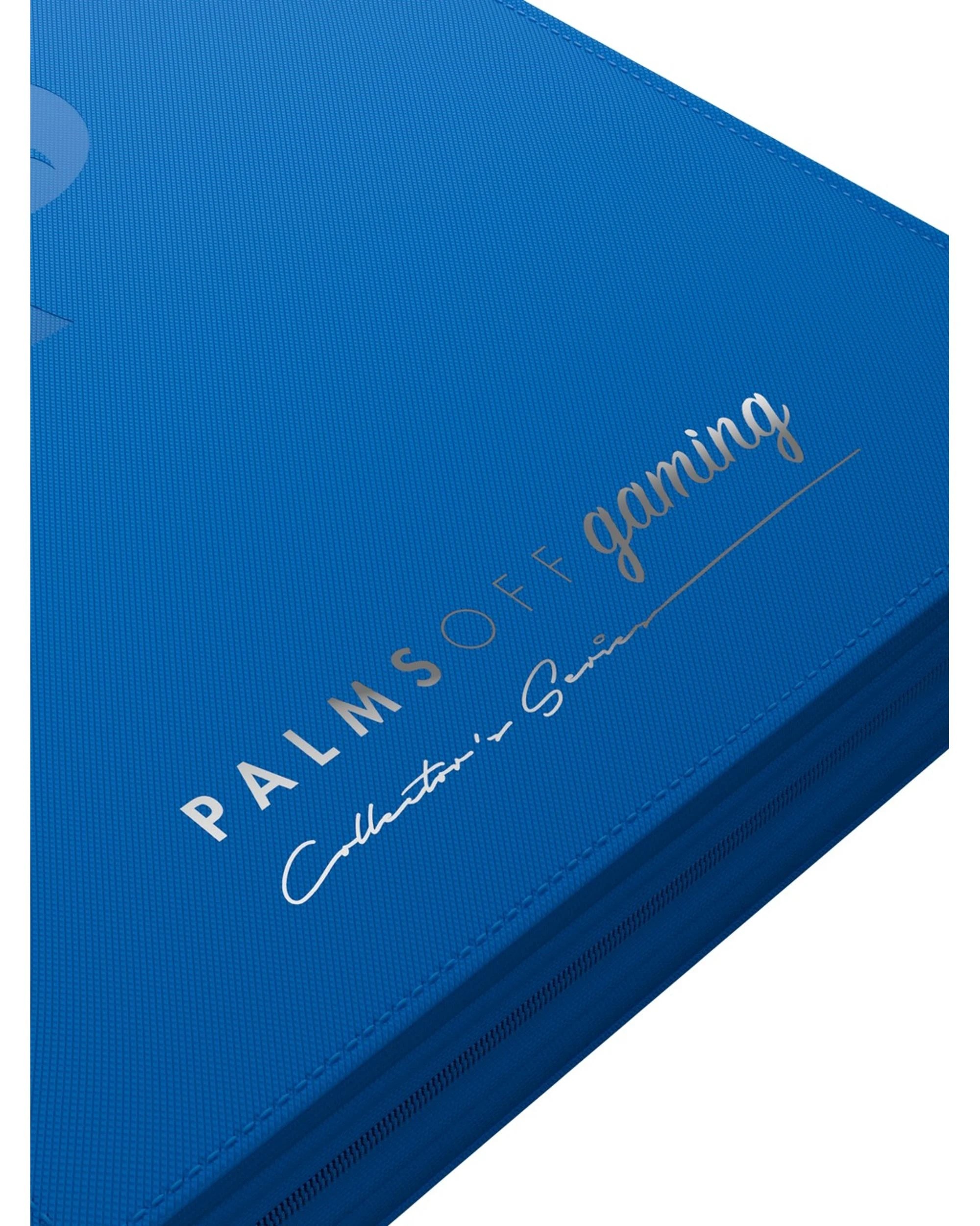 6 Palms Off Gaming Collector's Series 9 Pocket Top Loader 216 Capacity Zip Binder - Blue, 6 of 8