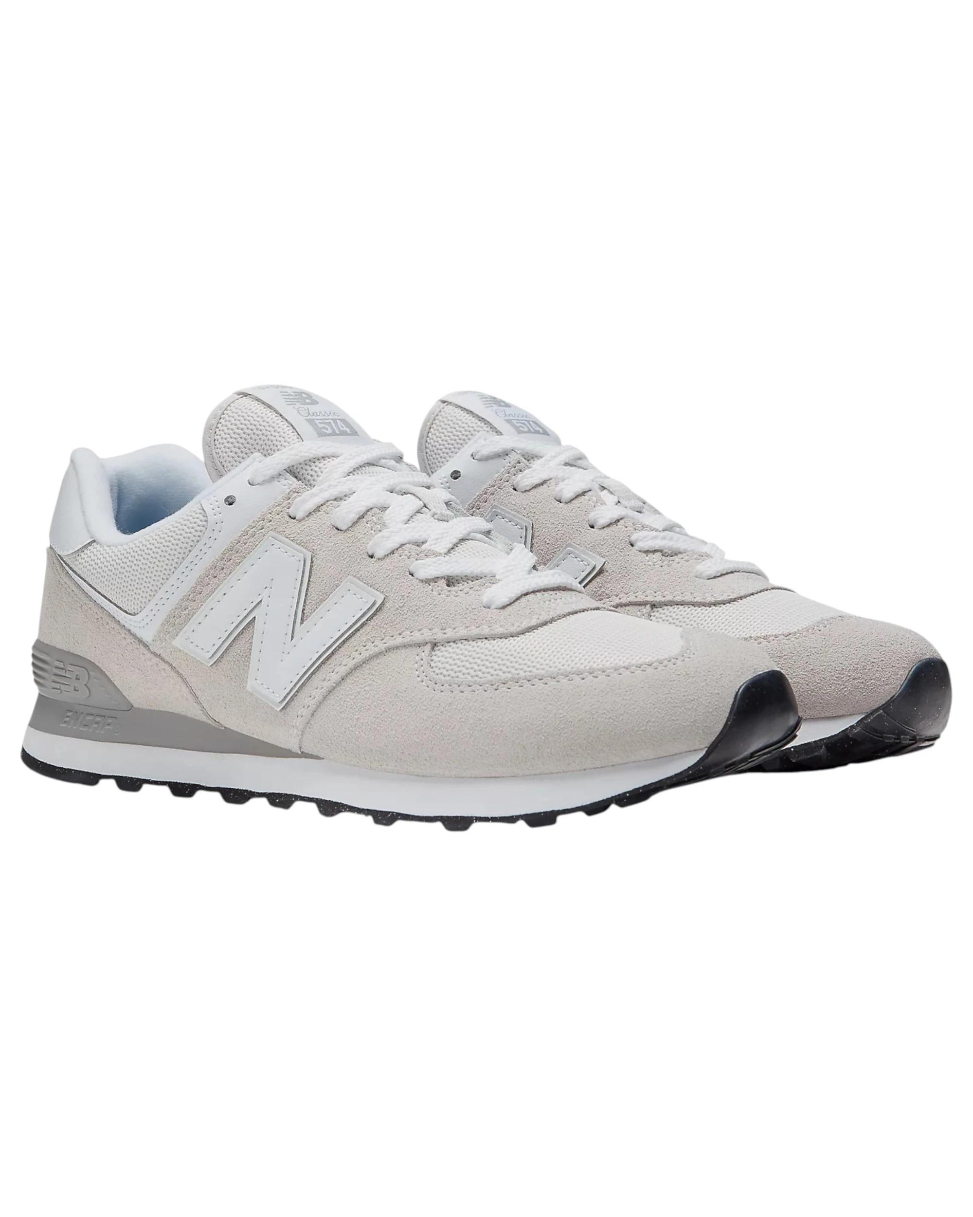 3 New Balance Unisex 574 Athletic Shoes BEIGE/GREY, 3 of 6
