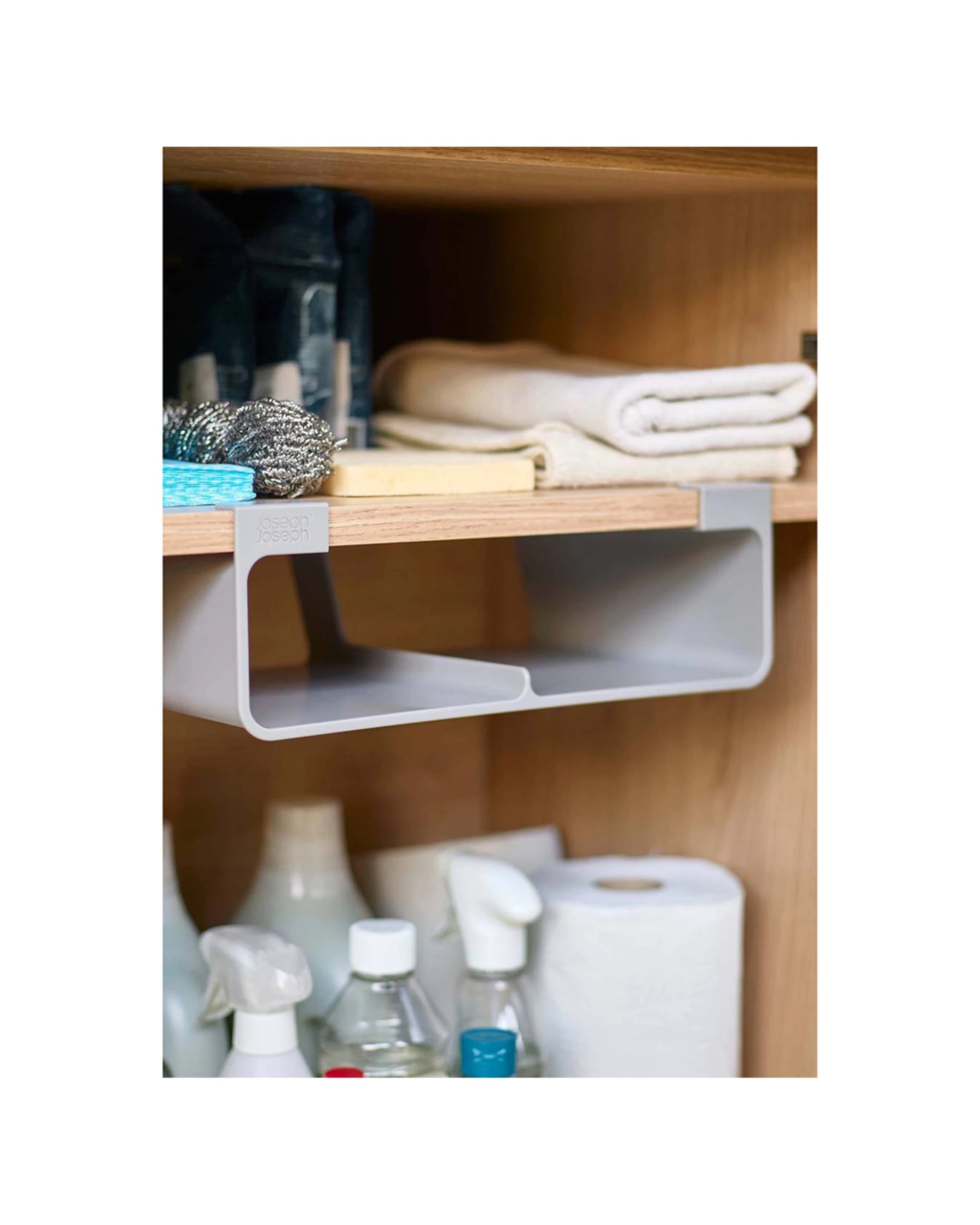 7 Joseph Joseph CupboardStore Film Foil Organiser Large Easy Install - Grey, 7 of 7