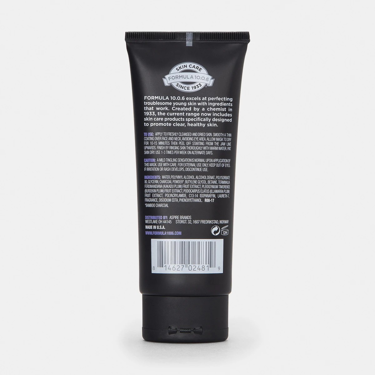 2 Formula 10.0.6 Draw It All Out Skin-Detoxing Peel Mask 100ml - Charcoal & Plum, 2 of 5