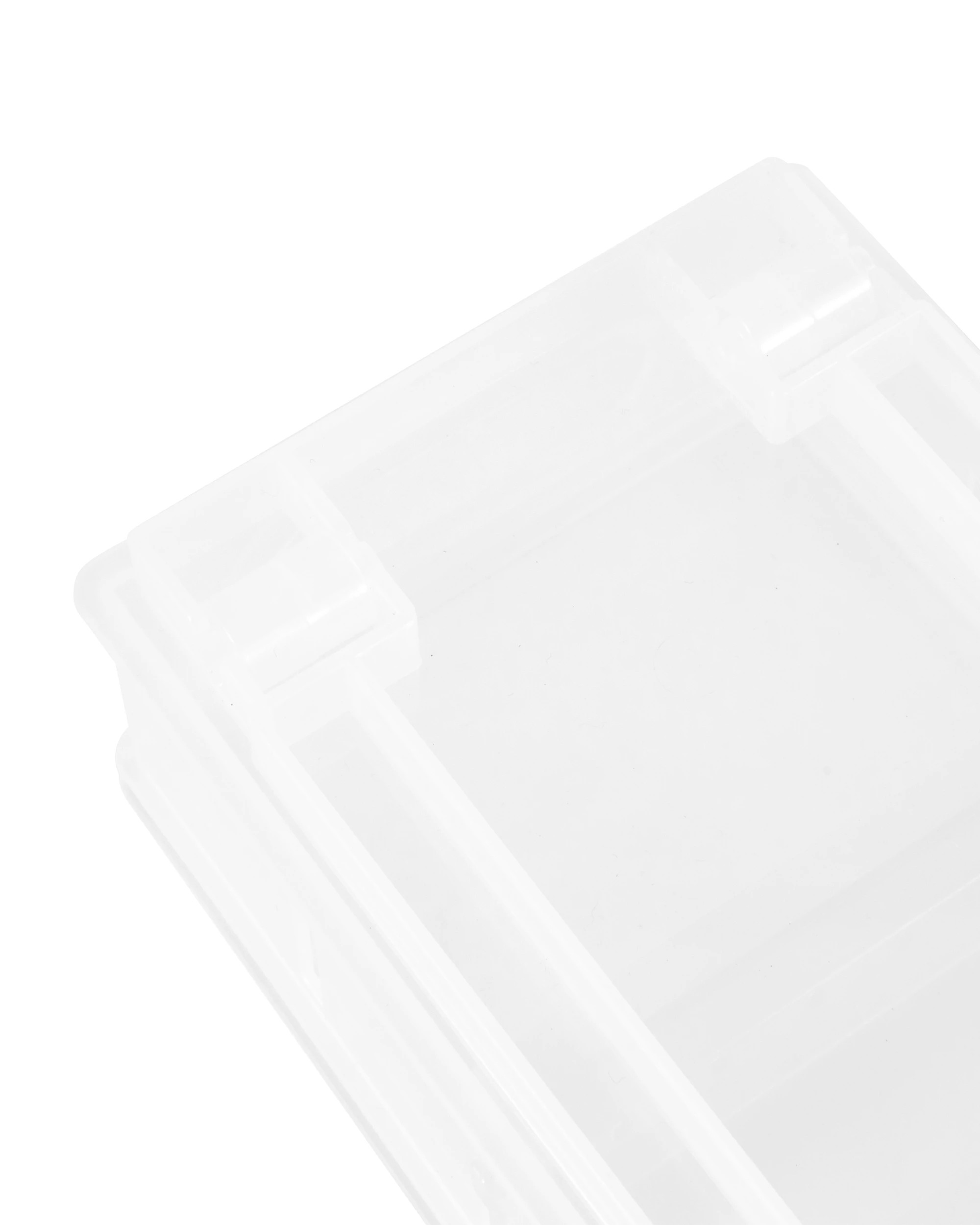 5 Low Stackable Roller Storage - Clear, 5 of 8