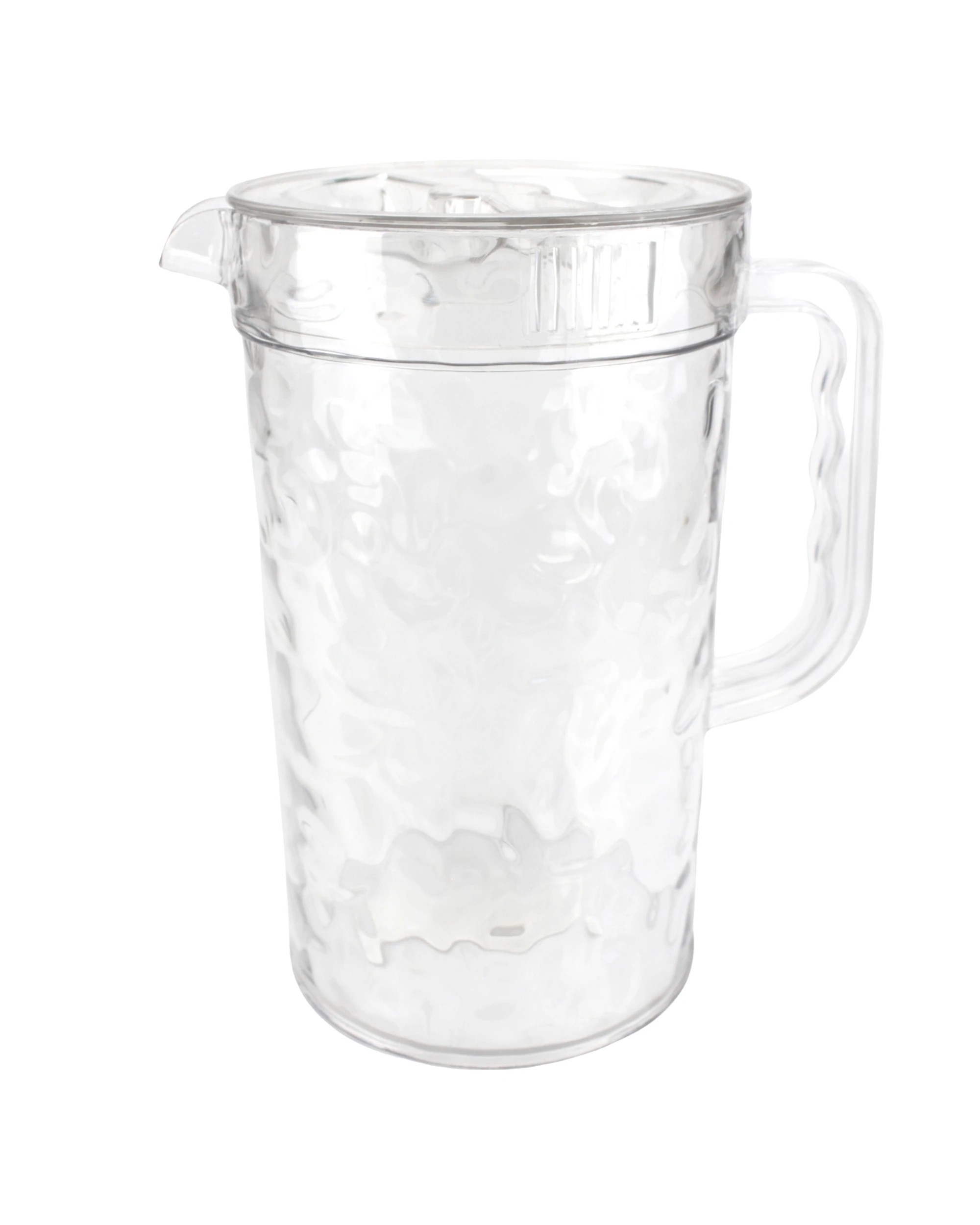 3 Party Maker Dimple Jug With Lid 1.6L - Clear, 3 of 4