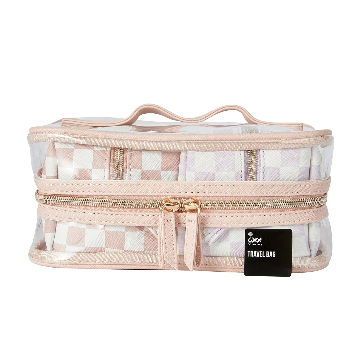 8 OXX Cosmetics 3 Piece Travel Bag Set - Checkerboard, 8 of 8