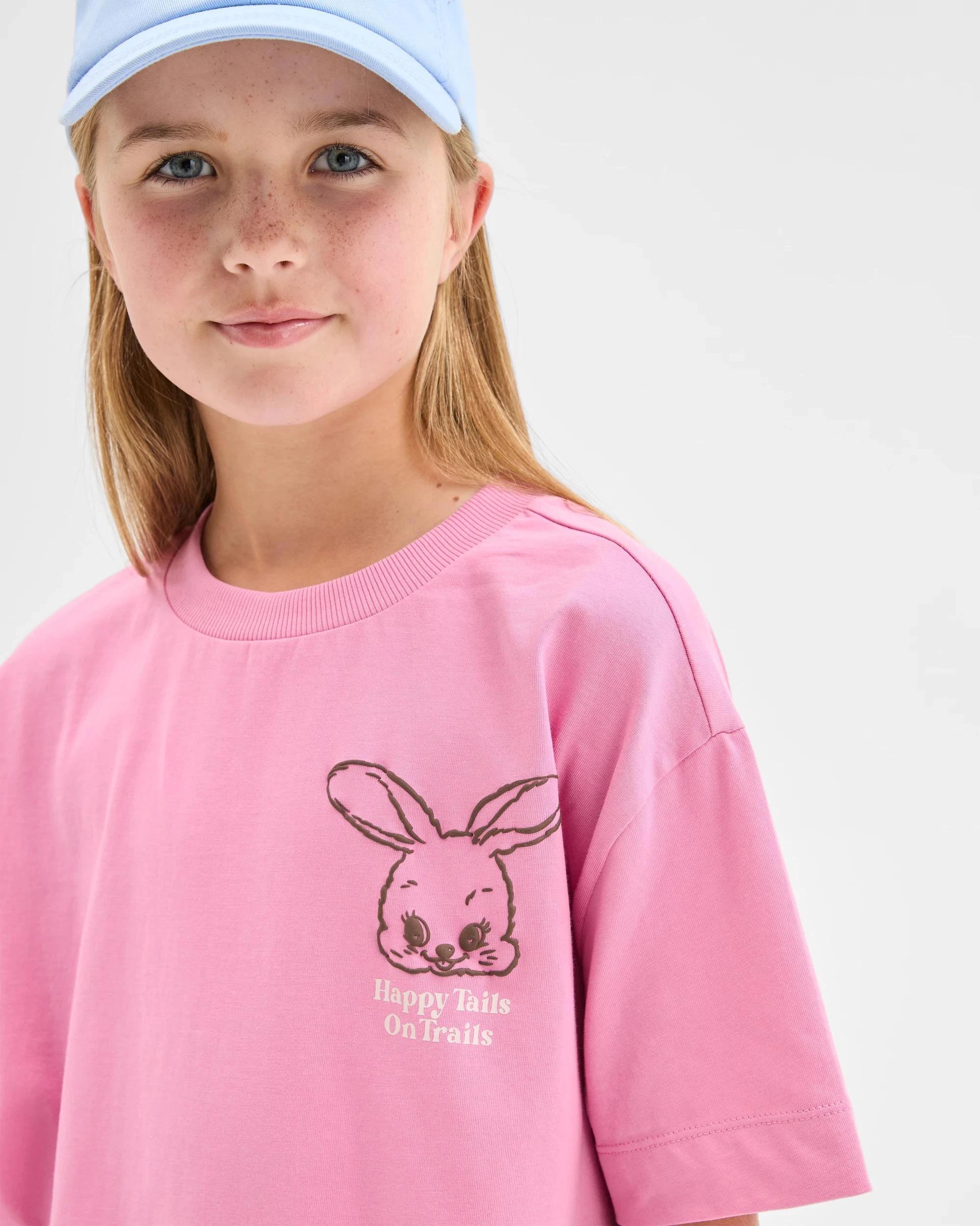 3 Target Kids Australian Cotton Longline Print T-Shirt BUNNY PINK, 3 of 7