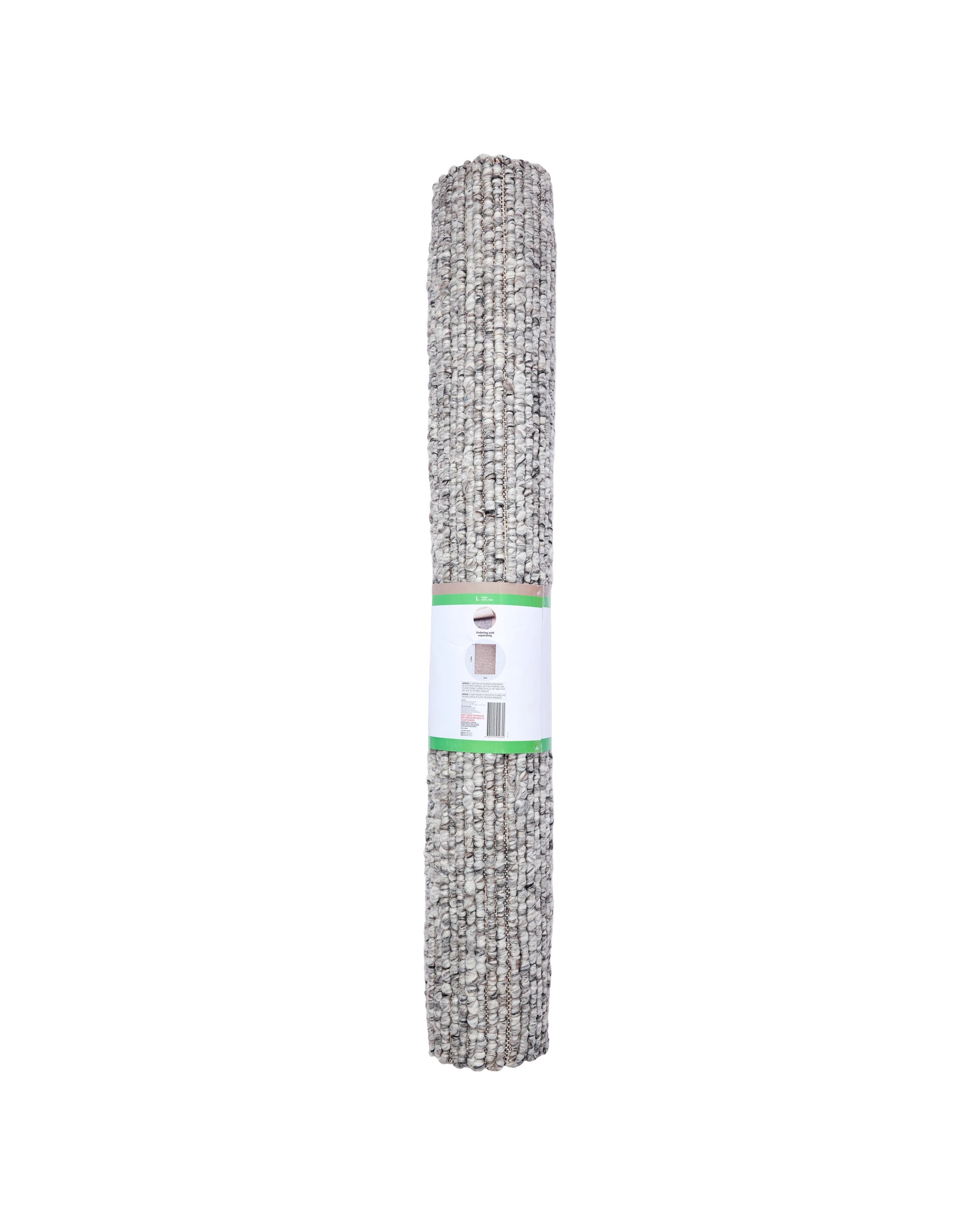 8 Grayson Wool Rich Rug - Grey, Large - 235cm x 160cm, 8 of 8