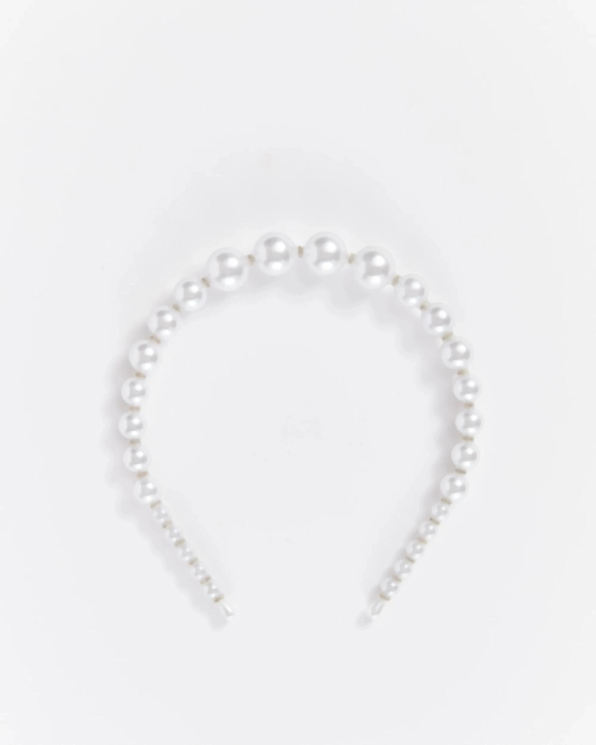1 Target Pave Faux Pearl Headband NEUTRAL, 1 of 2