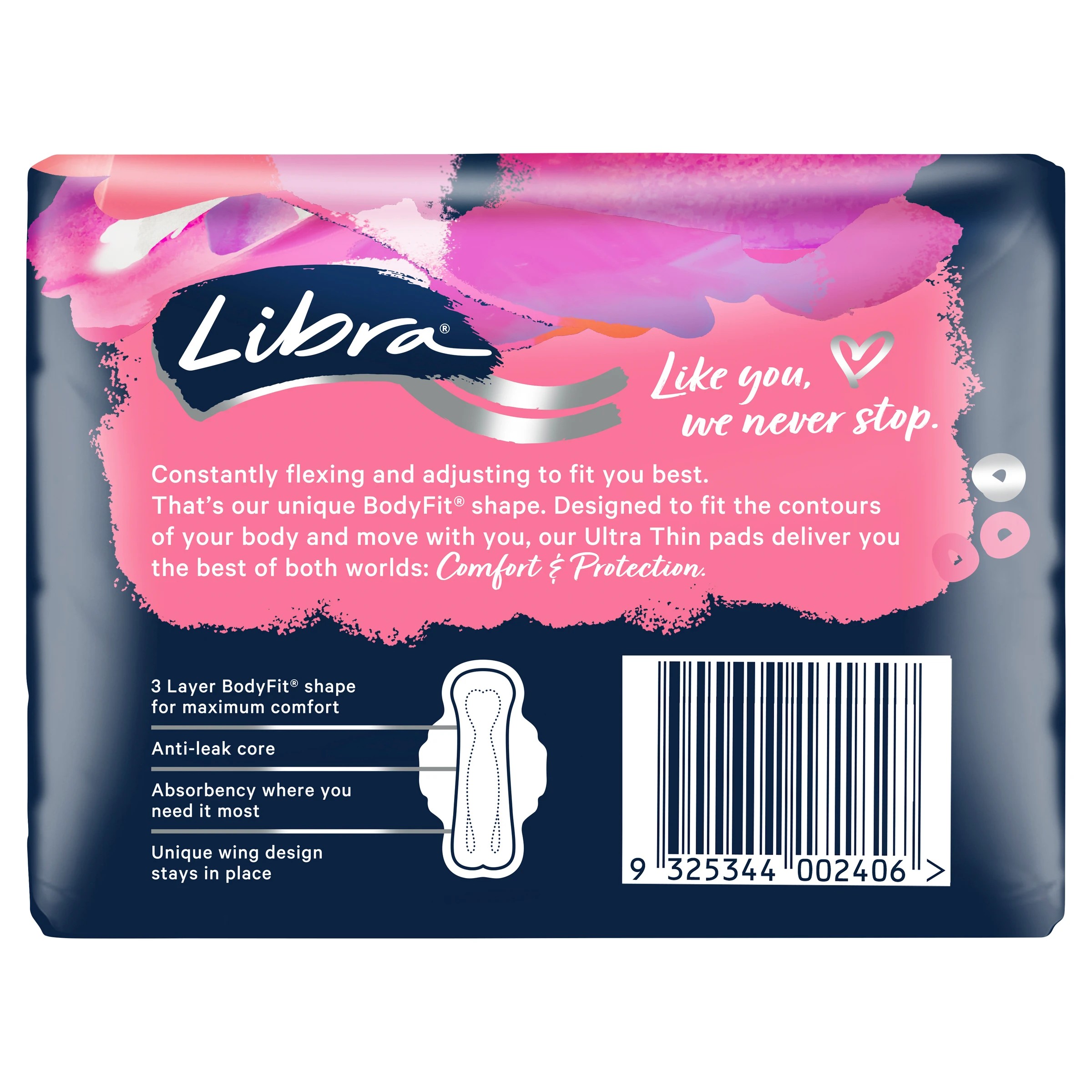 2 Libra 18 Pack Ultra Thin Super Pads, 2 of 2