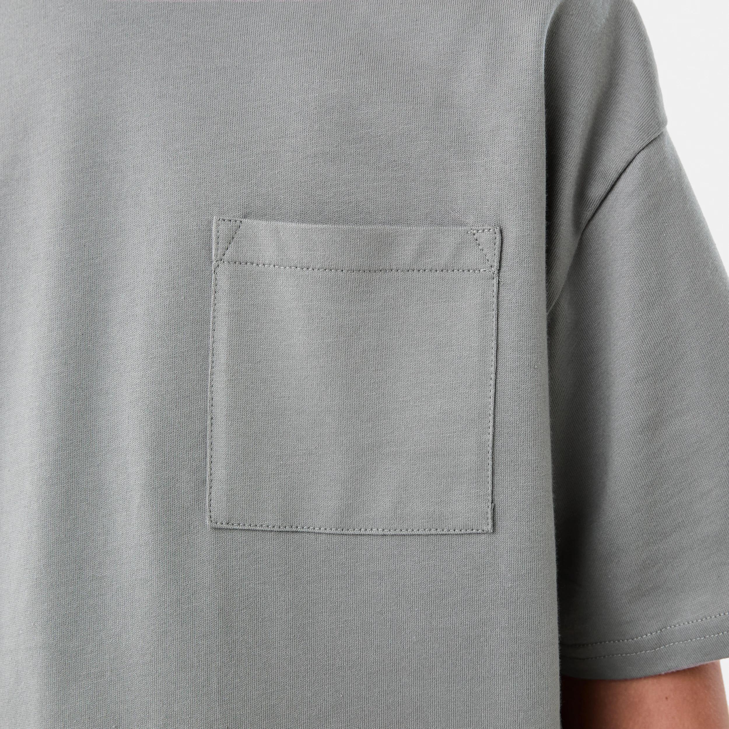 5 Short Sleeve Oversized T-shirt FADED SLATE, 5 of 8