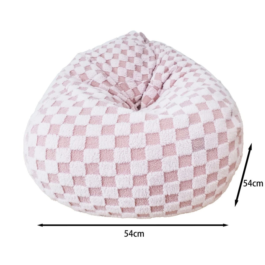 8 Checker Bean Bag - Pink, 8 of 8