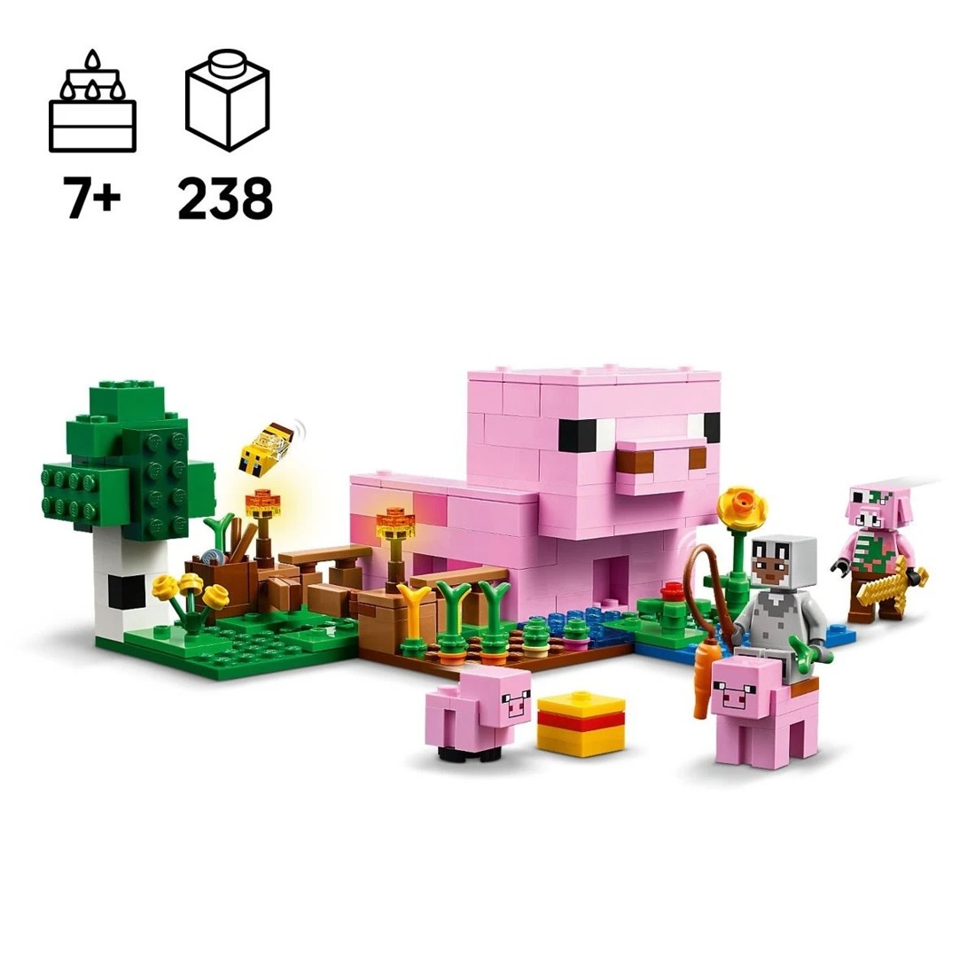 4 LEGO Minecraft The Baby Pig House 21268, 4 of 10