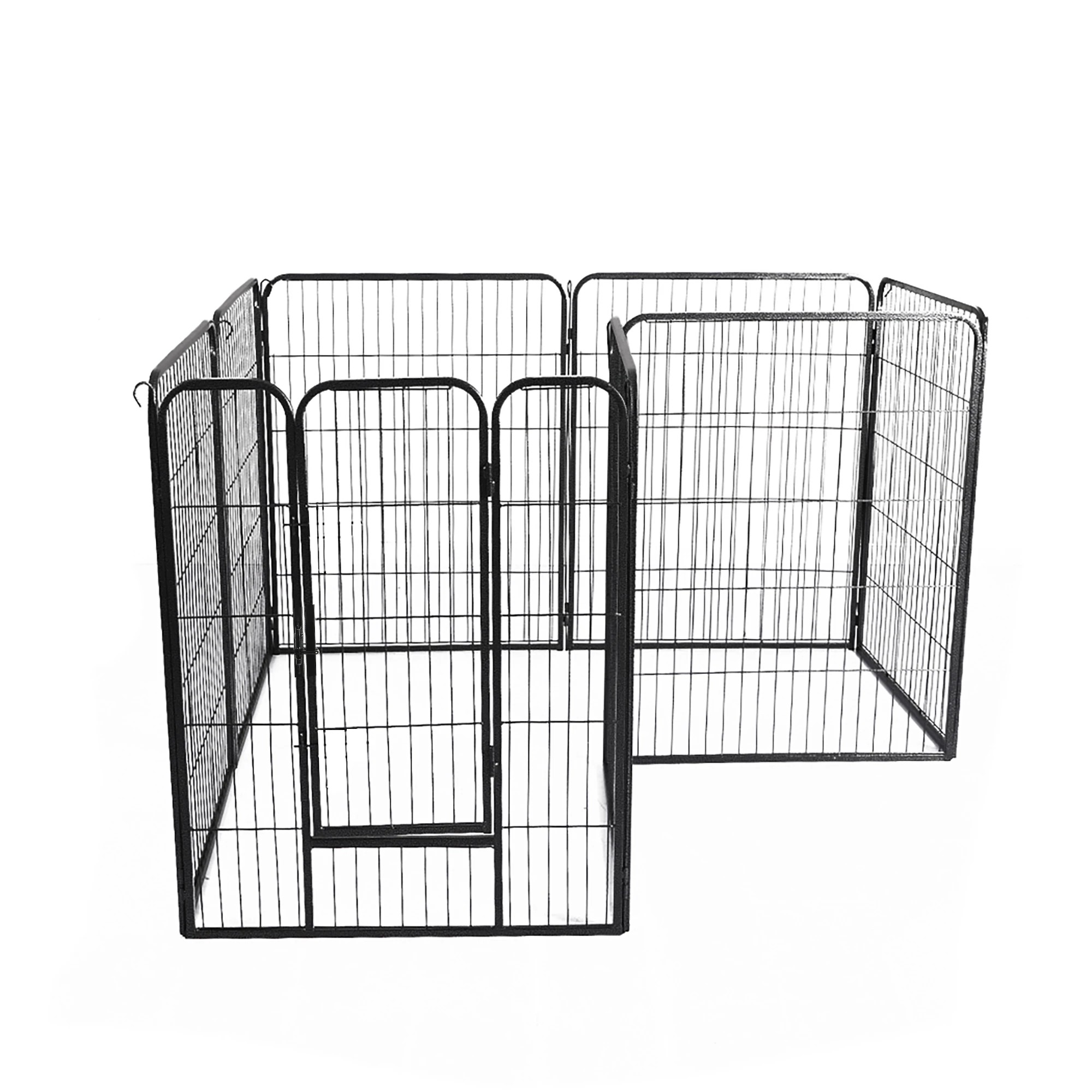 2 Pawz 48 Inch 8 Panel Pet Playpen - Black, 2 of 6