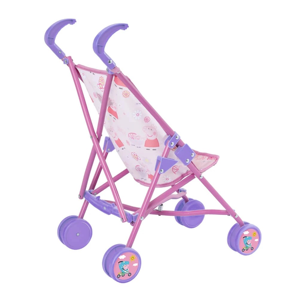 5 Peppa Pig - Baby Evie's Patterned Doll Stroller - Interactive Toy - 2 years+, 5 of 5