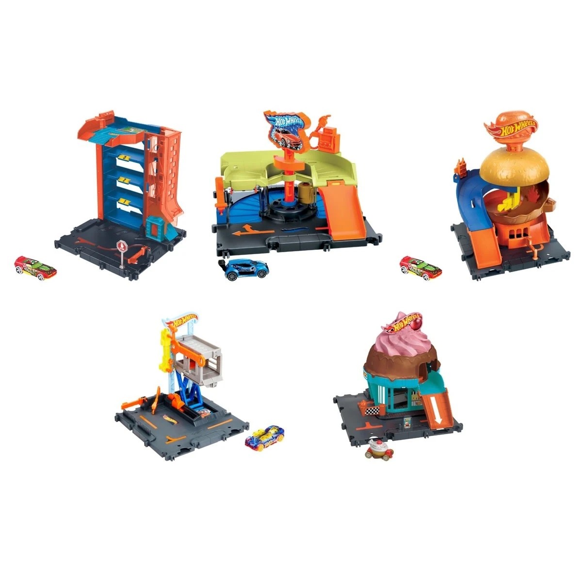 2 Hot Wheels City Downtown Track Set - Assorted, 2 of 6