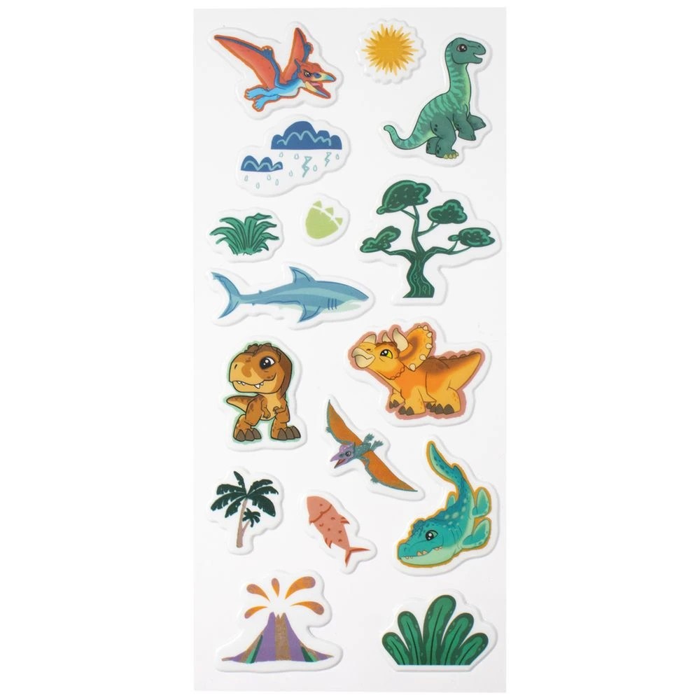 2 Puffy Stickers Jurassic World, 2 of 2