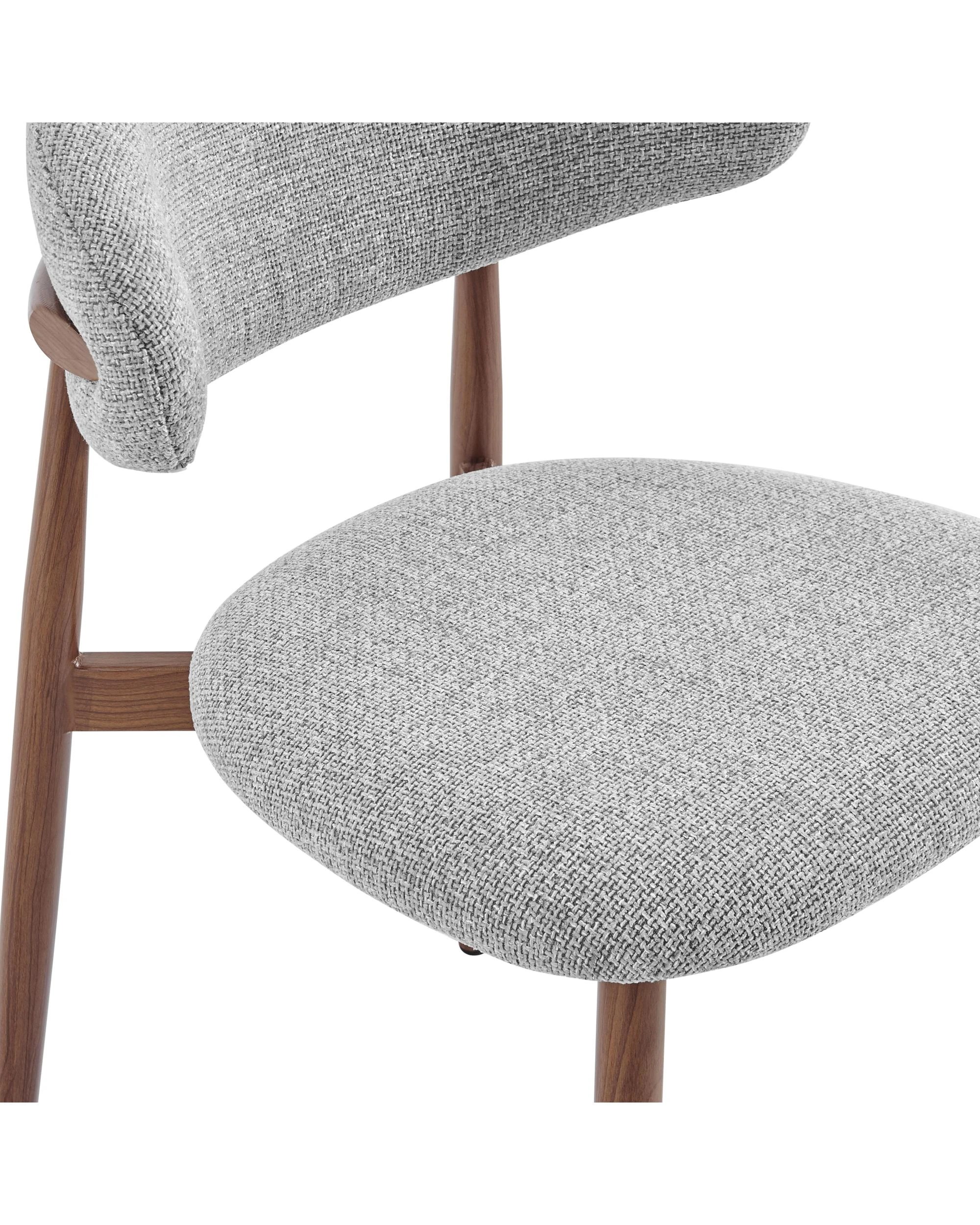 7 Kodu Dining Chairs Pair (Set of 2) - Grey, 7 of 10