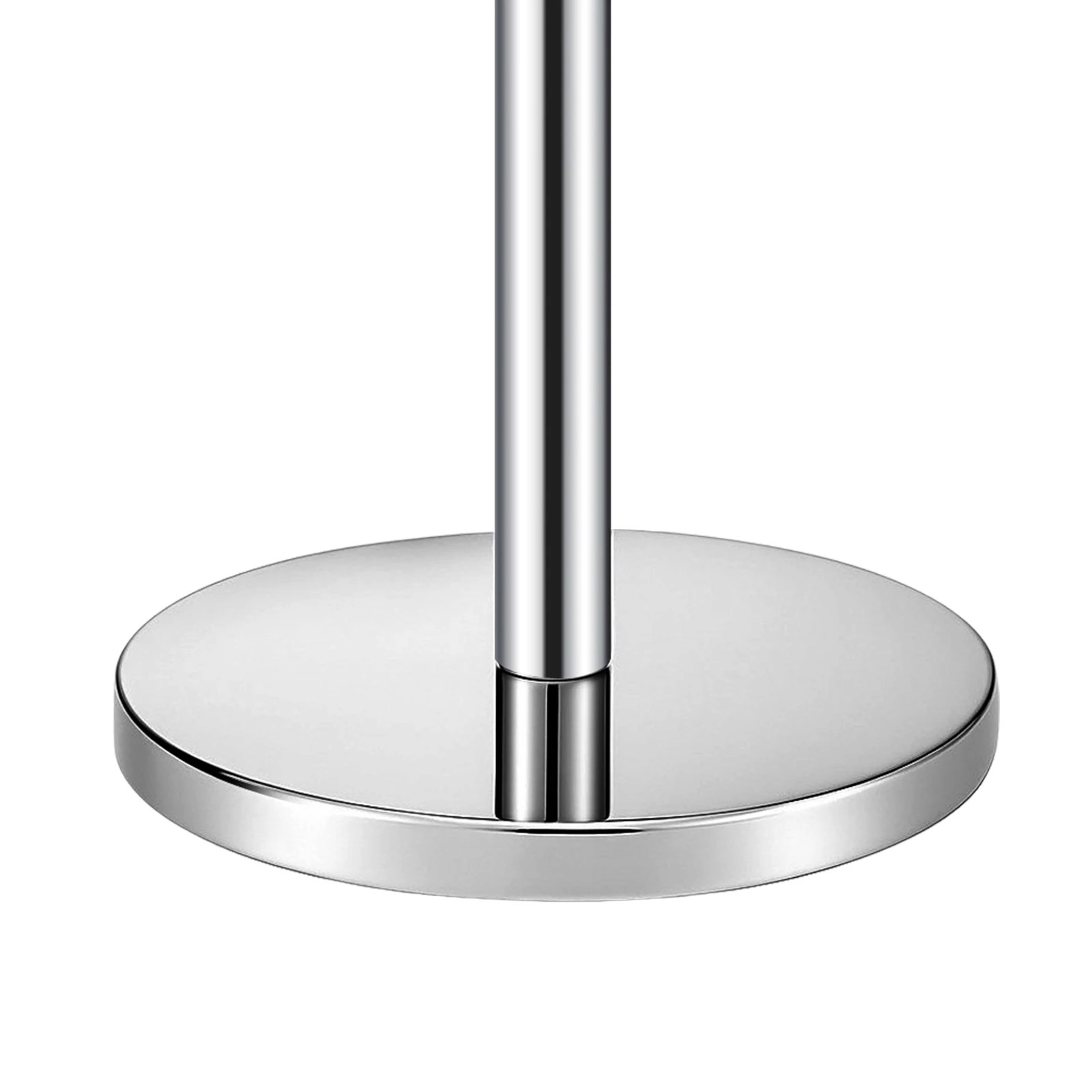 5 LUXSUITE Free Standing Toilet Paper Holder Adjustable Bathroom Organiser Spare Tissue Roll Storage Reserve Floor Stand, 5 of 5