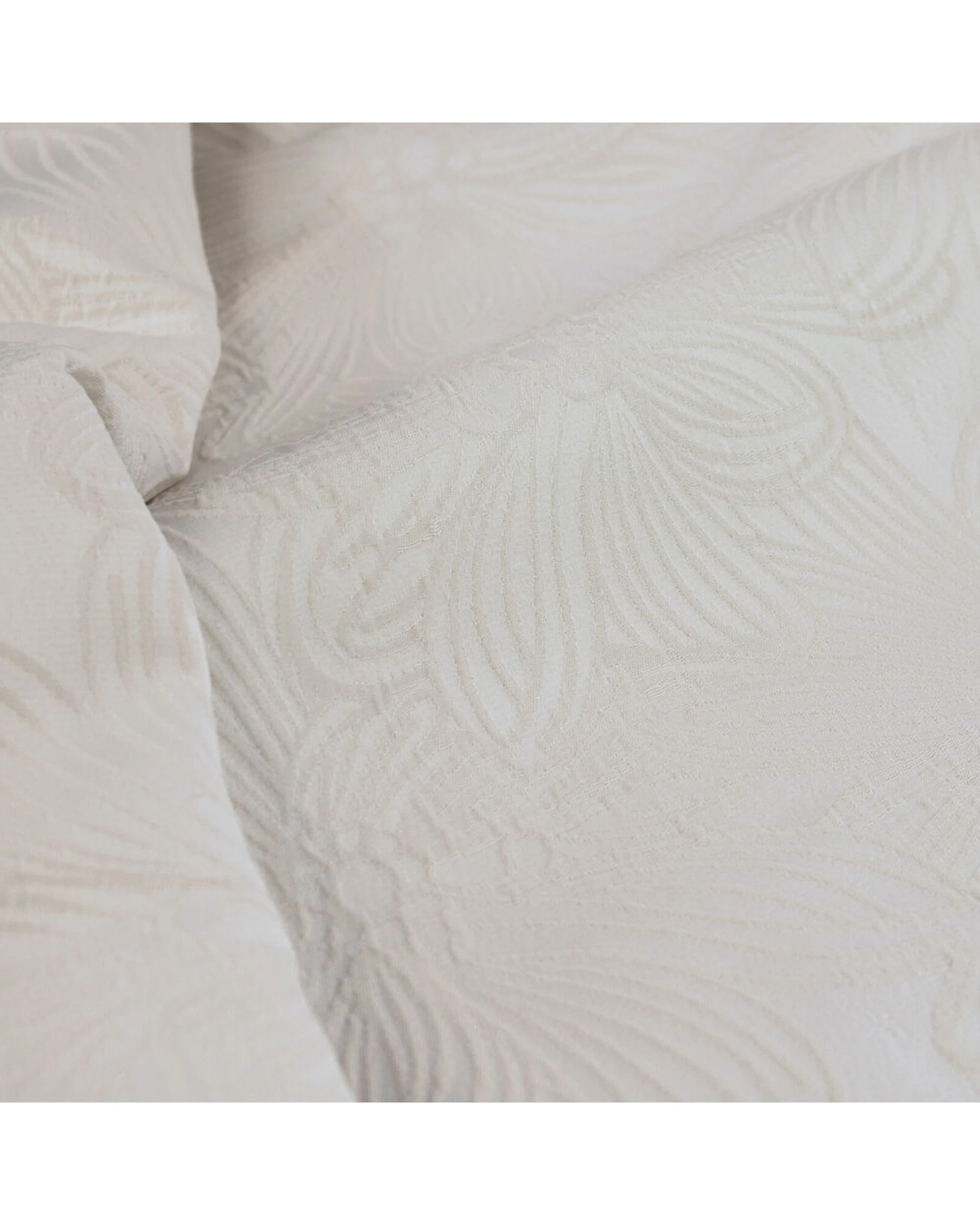 1 Ardor Boudoir Avena Quilt Cover With Pillowcase Set - Queen Bed - White, 1 of 1