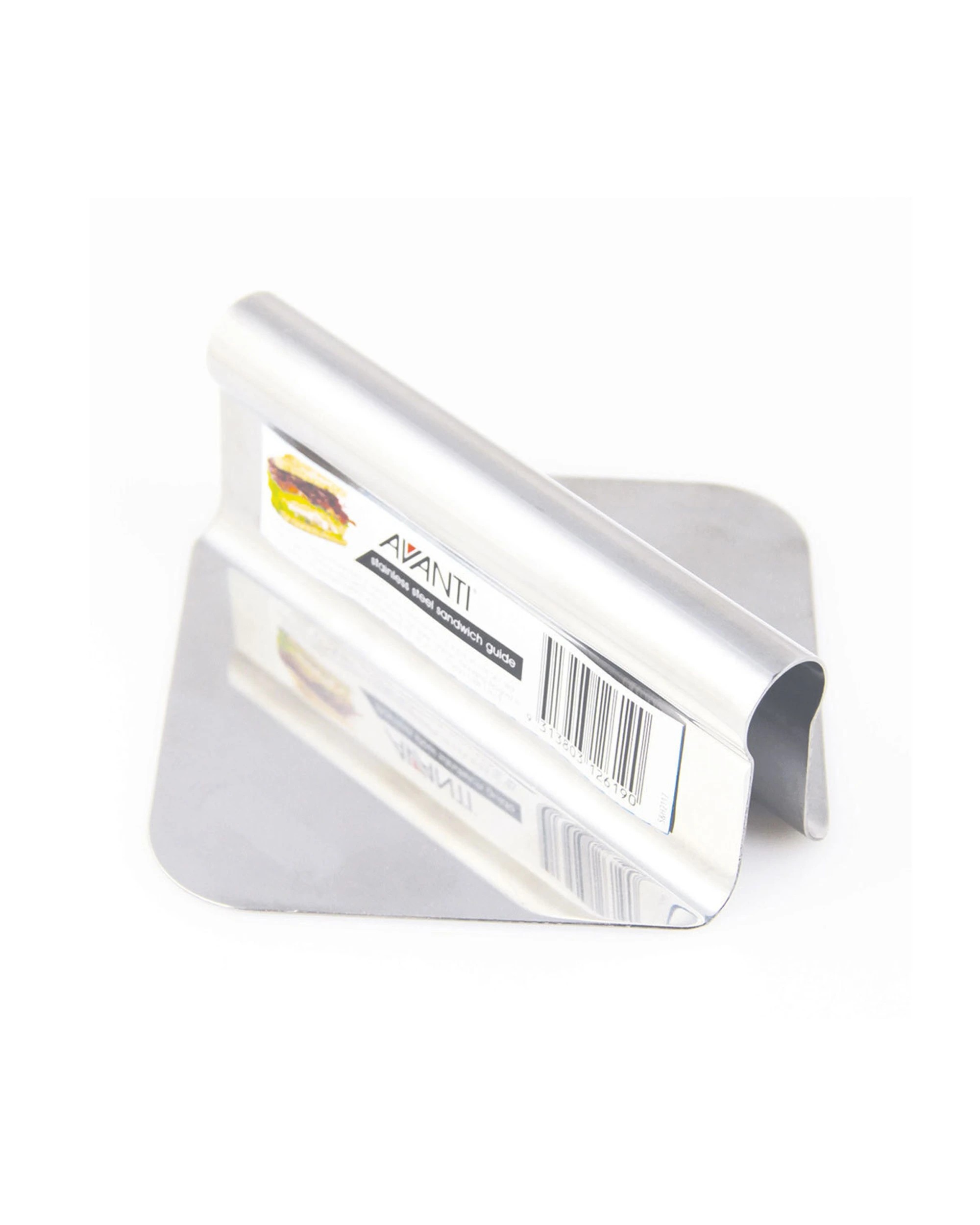 3 Avanti Sandwich Cutting Guide Stainless Steel 10cm X 11cm Diagonal Cut
 - Metallic, 3 of 3