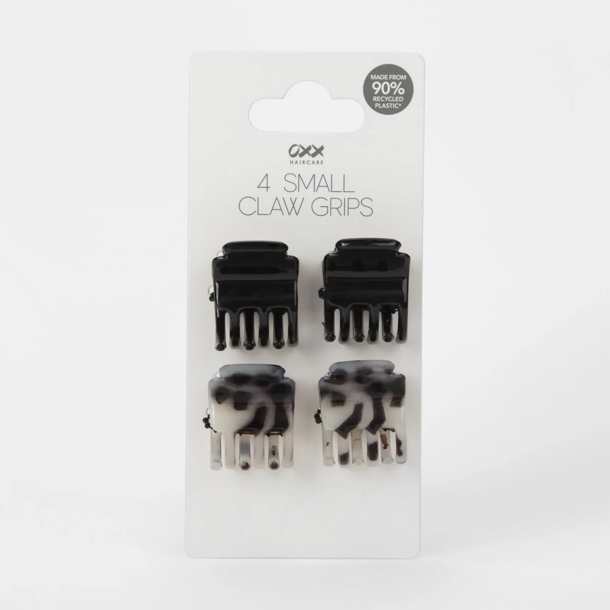 4 4 Pack Mixed Tort Plastic Quarter Claw Grips, 4 of 4
