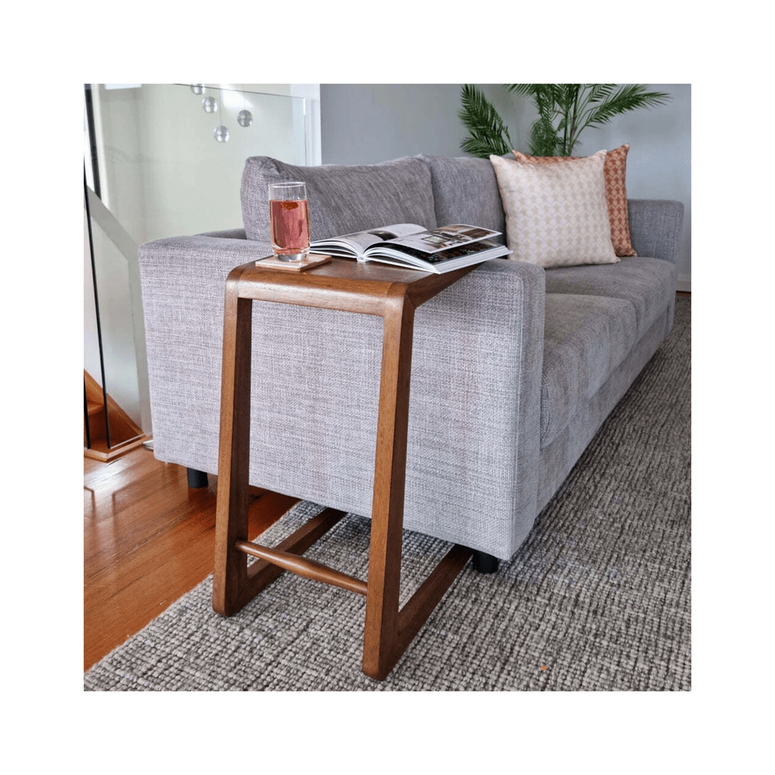 3 J.elliot Dario 45x64cm C-shape Side Table Home Lounge Furniture Natural
 - Natural, 3 of 4