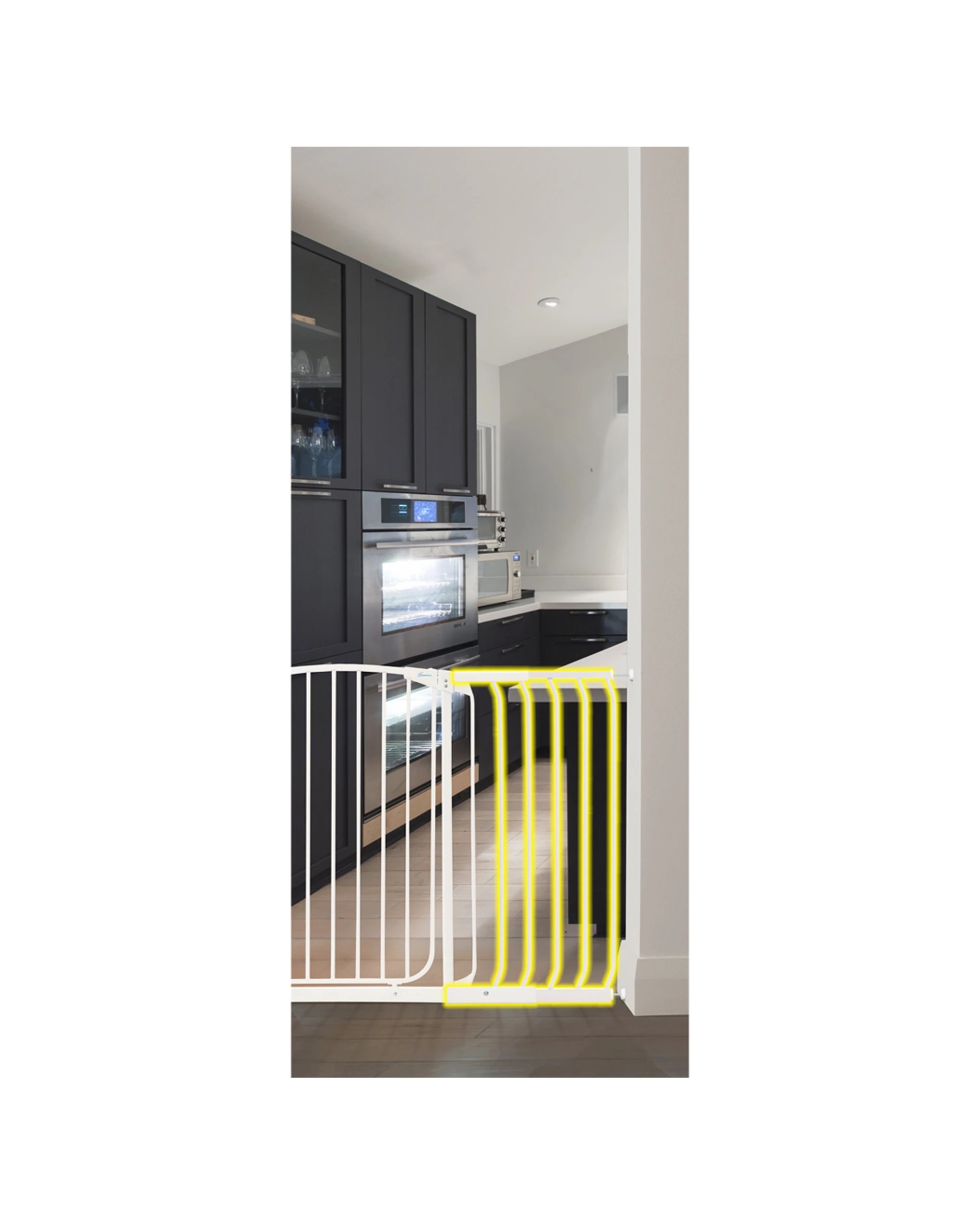 2 Dreambaby Chelsea Tall Xtra Security Gate Extension Baby Safety 36cm - White, 2 of 2