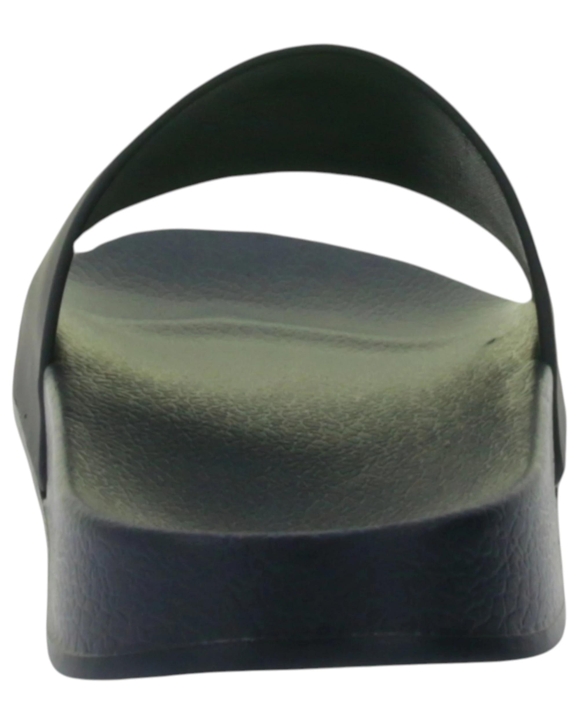6 Champion Mens Flip Flops Kos Black Slides Black, 6 of 8