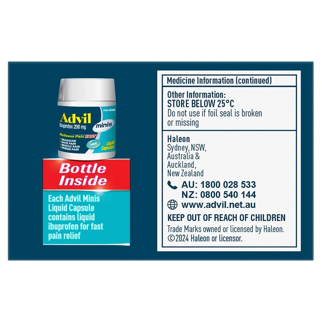 7 20 Pack Advil Ibuprofen 200 mg Minis Liquid Capsules, 7 of 10