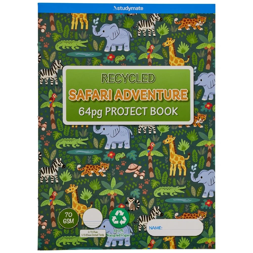 4 Studymate 335x240 18mm Dotted Thirds Recycled Book 64Pg, 4 of 4