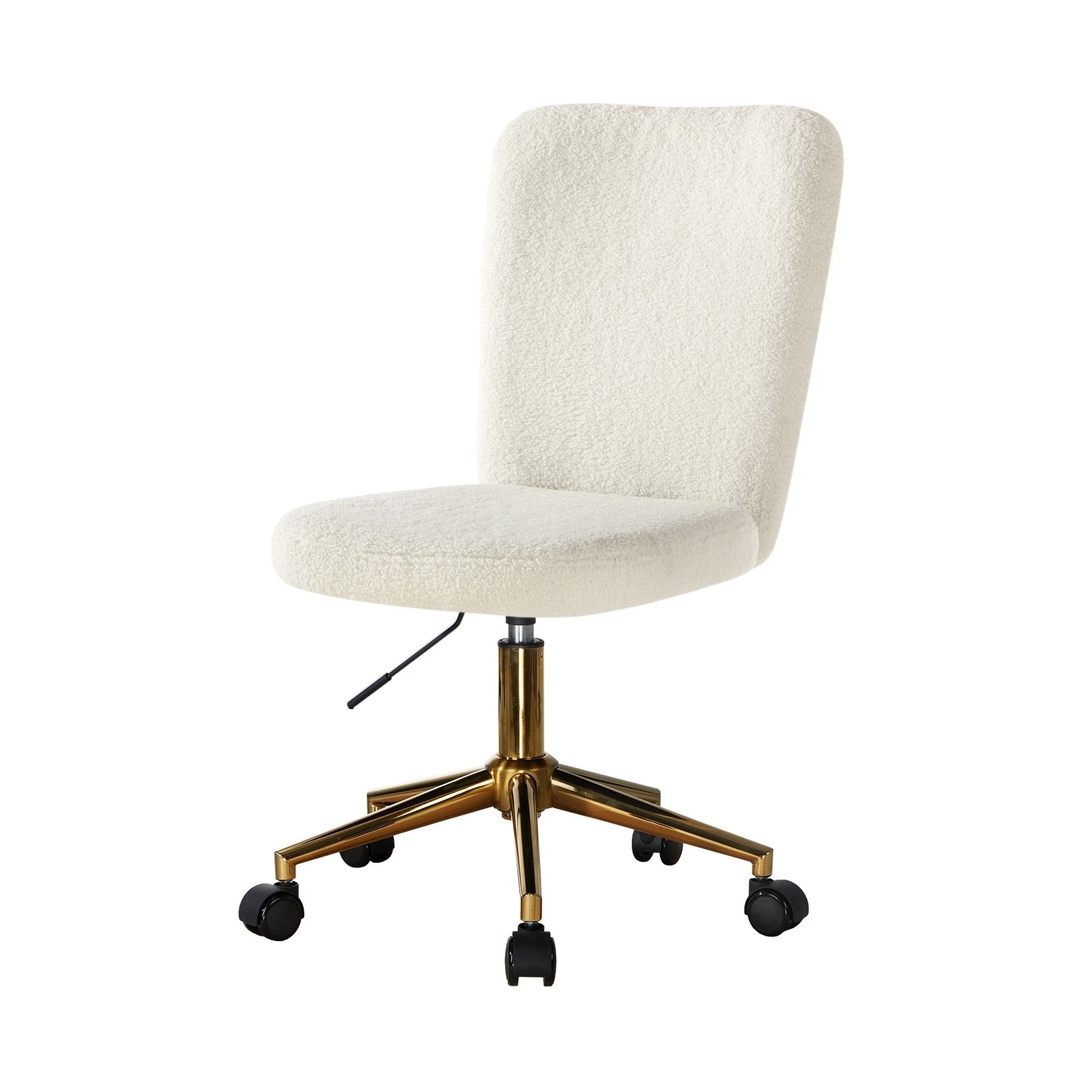 1 Oikiture High Back Armless Home Office Chair Boucle
 - Multi, 1 of 10