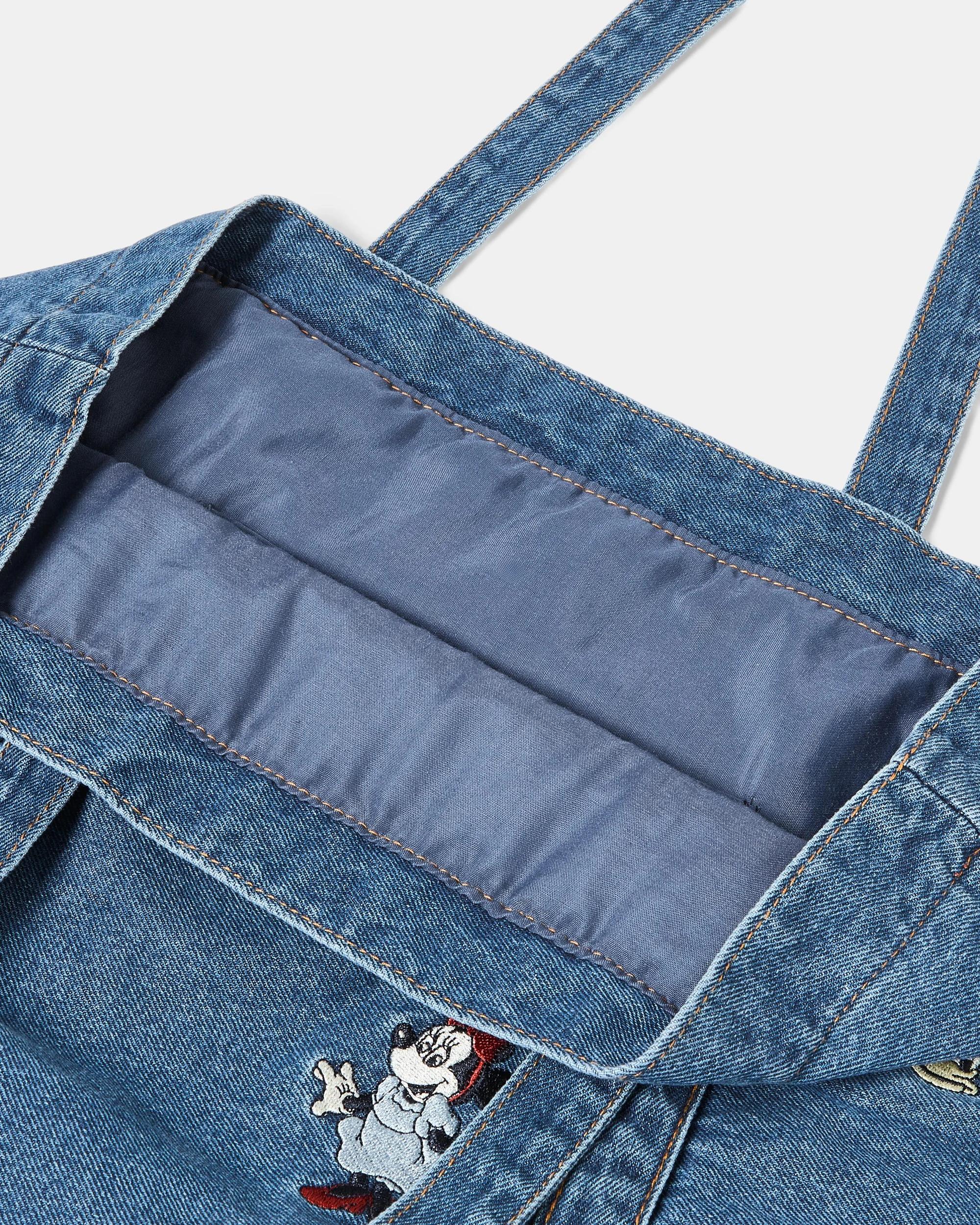 3 Disney License Vintange Icon Tote Bag Mick Denim, 3 of 7