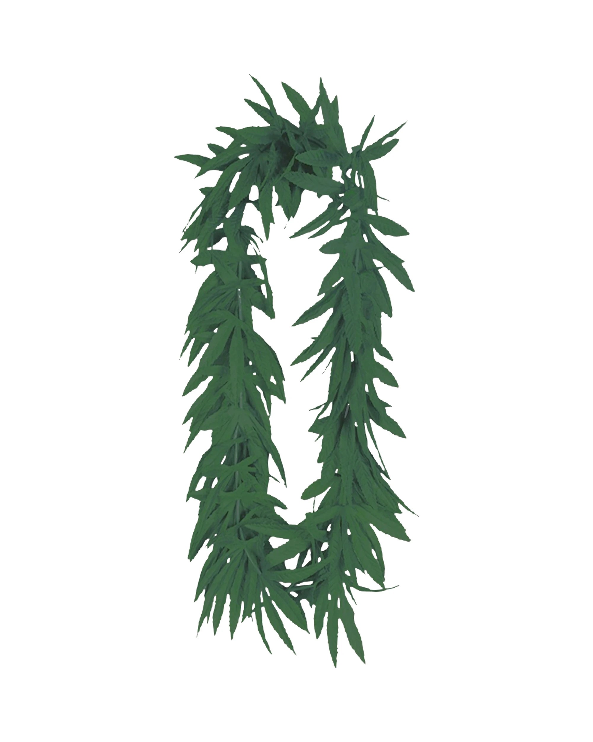 1 Meteor Forest Leaf Hawaiian Lei - One Size - Green, 1 of 2