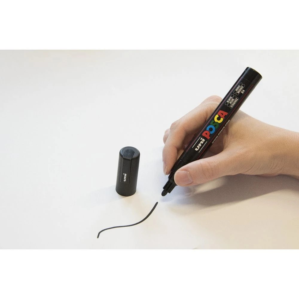 3 POSCA PC 5M Paint Marker White, 3 of 10