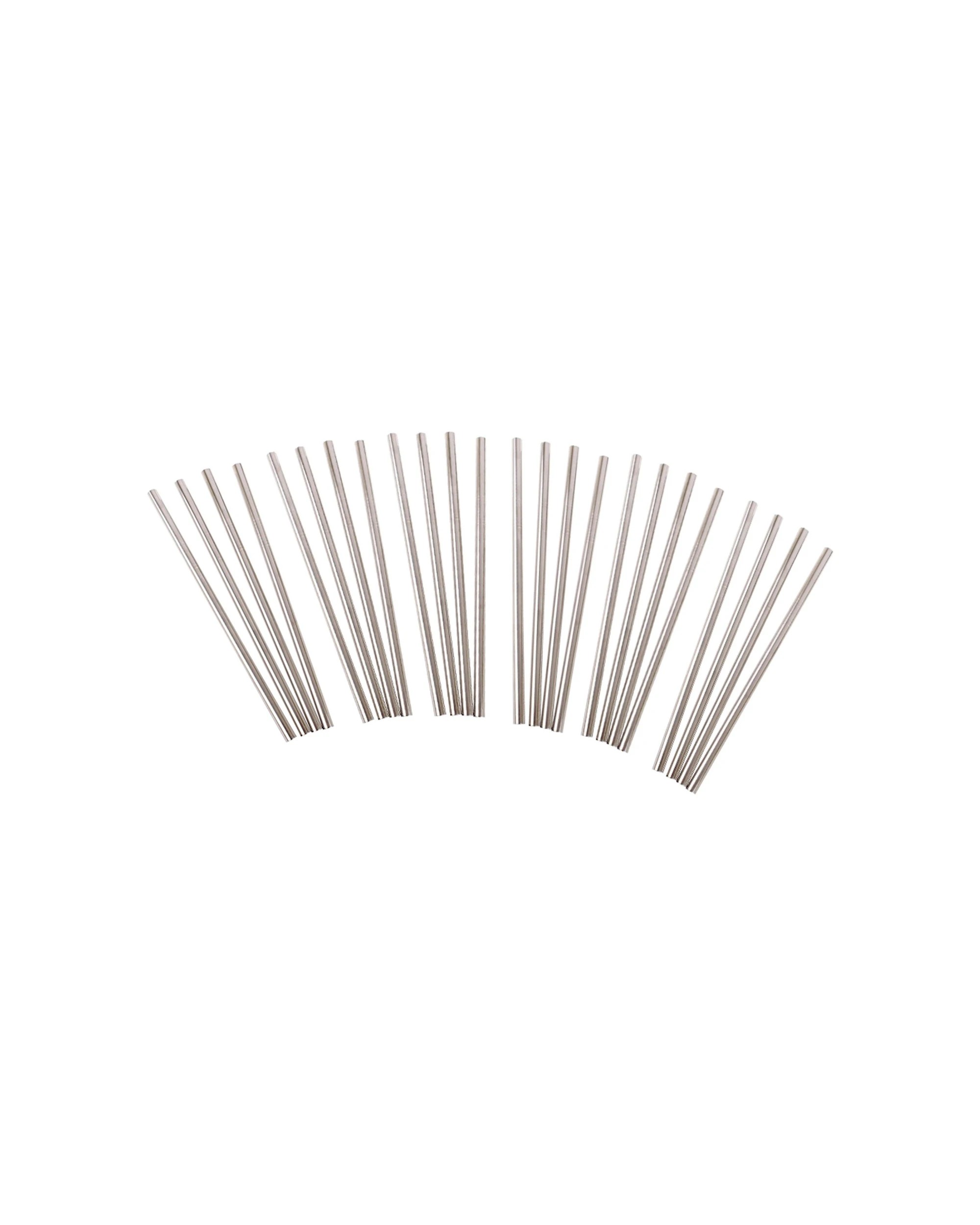 3 Appetito 1pc Stainless Steel Smoothie Straw Larger Mouth Dishwasher Safe - Silver, 3 of 3