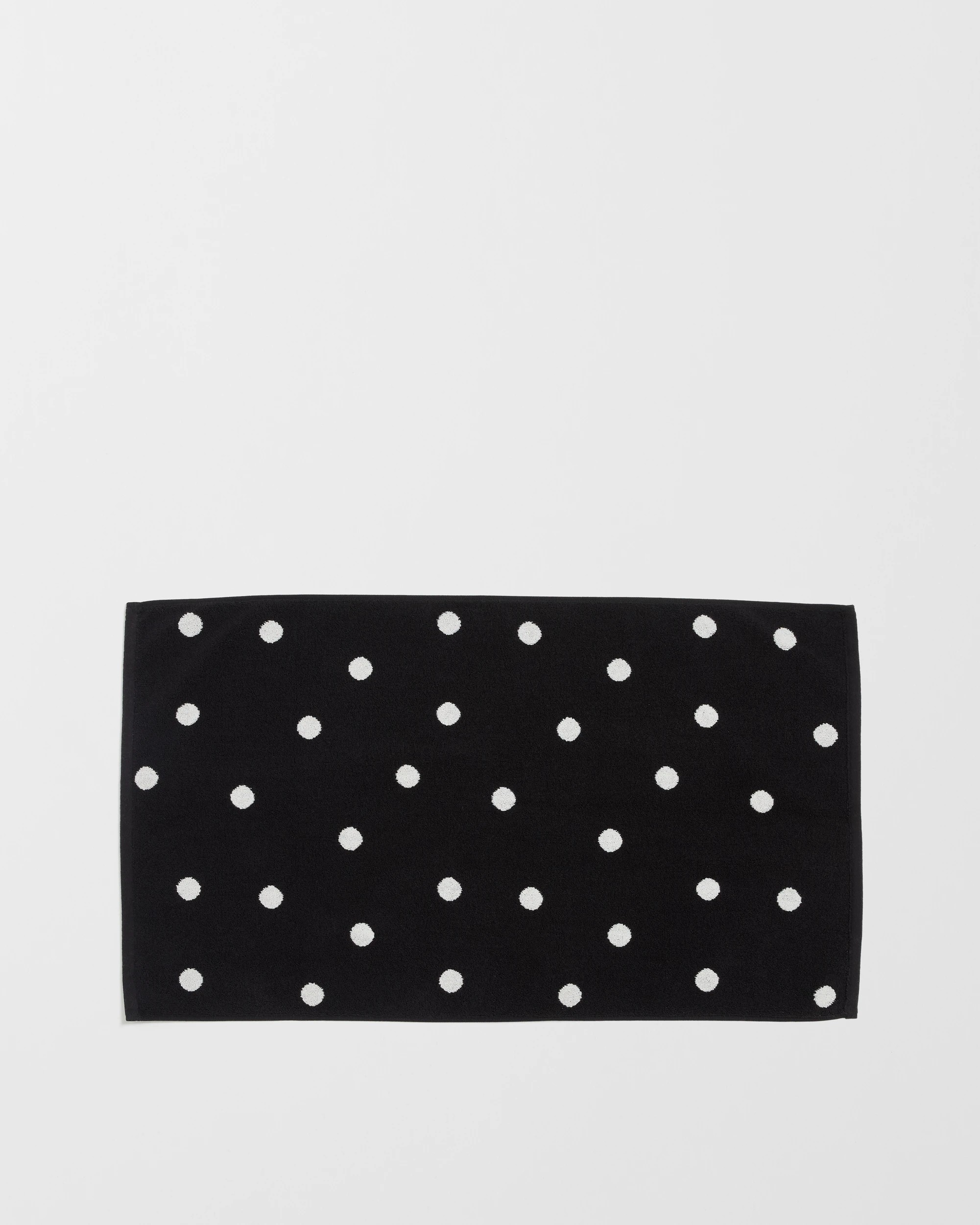 1 Target Senna Australian Cotton Polka Dot Bath Mat - Black Beauty - Black, 1 of 3