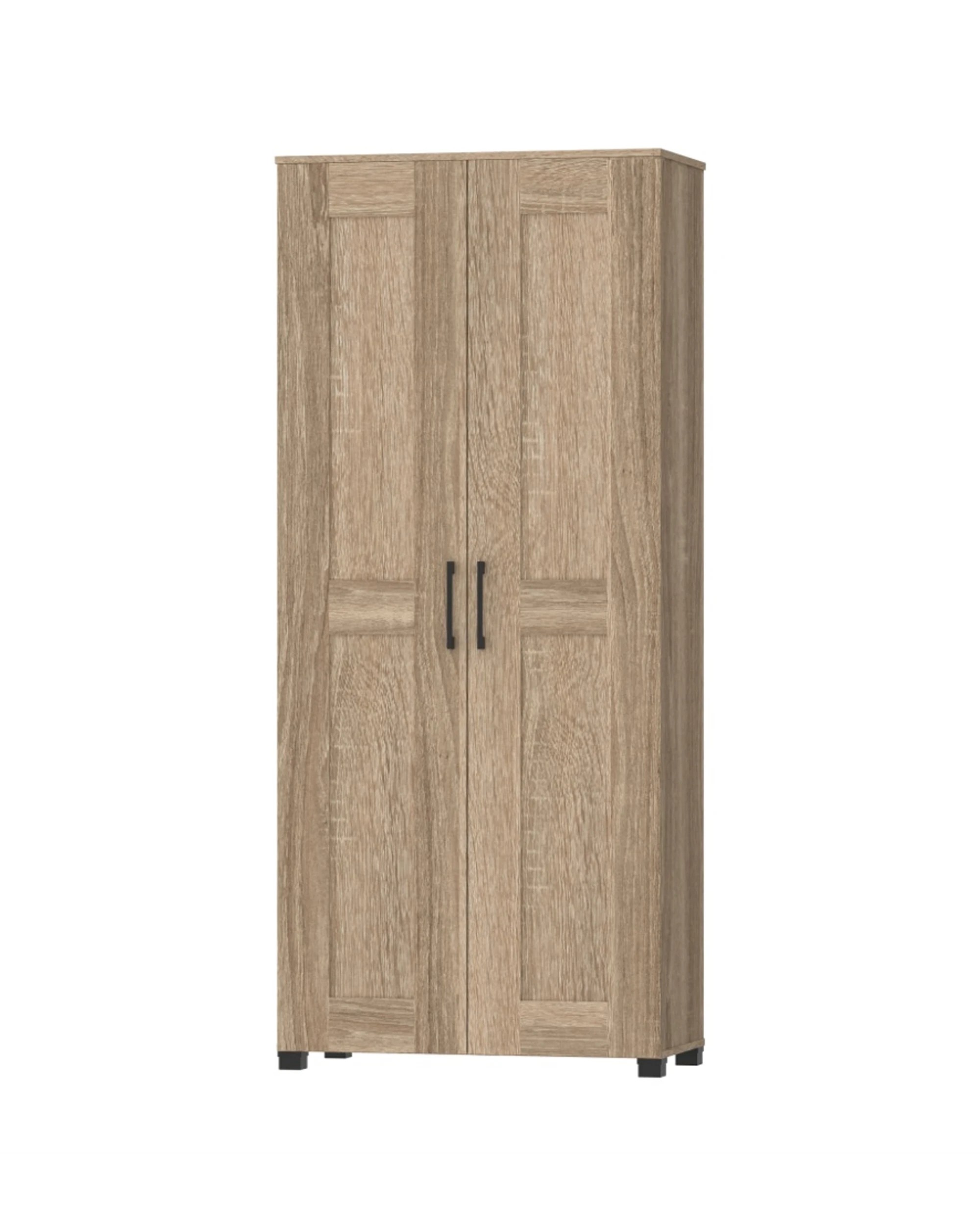 5 Alpine Bay Montreal Cupboard 2 Door Tall Multipurpose Storage Unit Light Sonoma Oak - Brown, 5 of 9