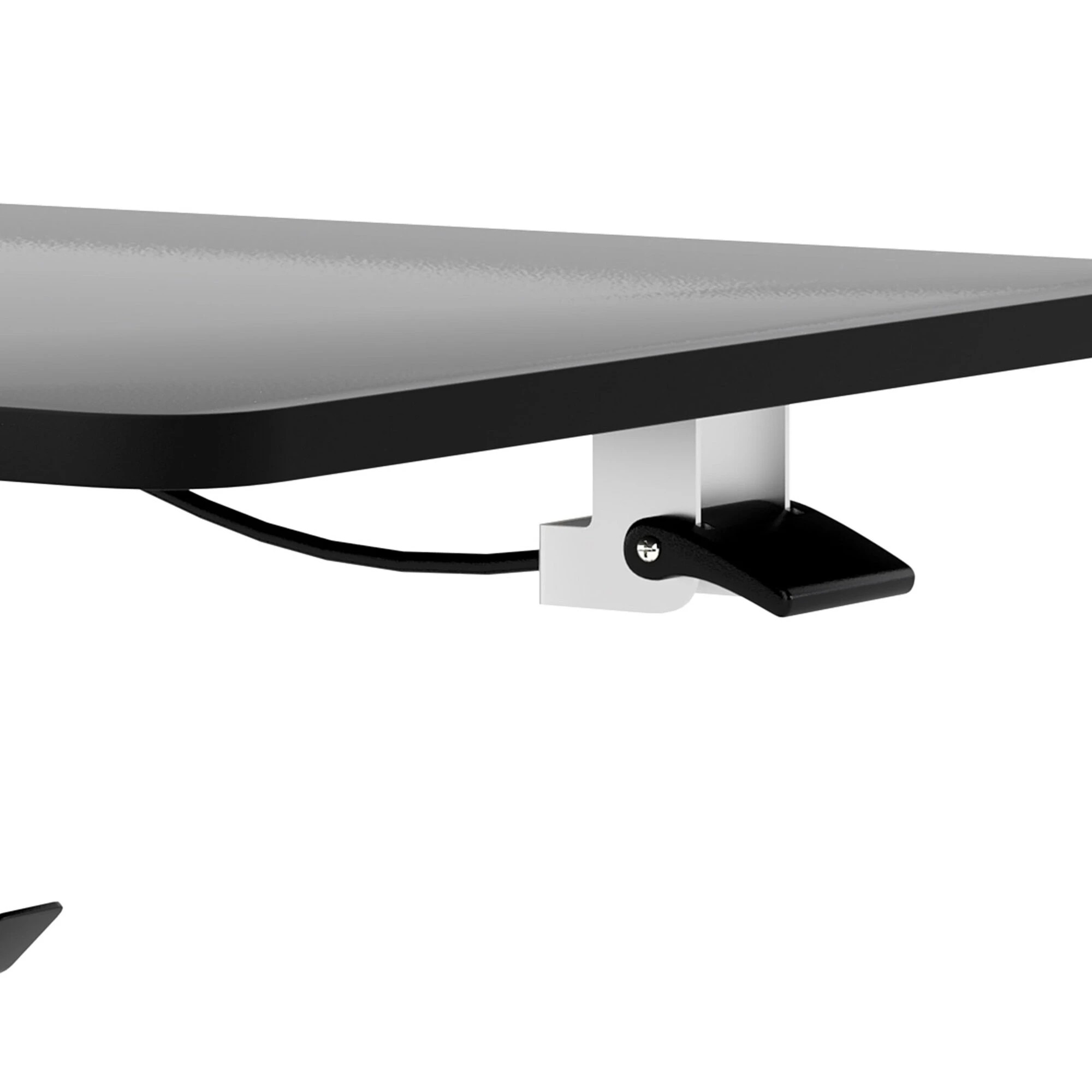 5 Levede Mobile Standing Desk with Wheels - Black, 5 of 9