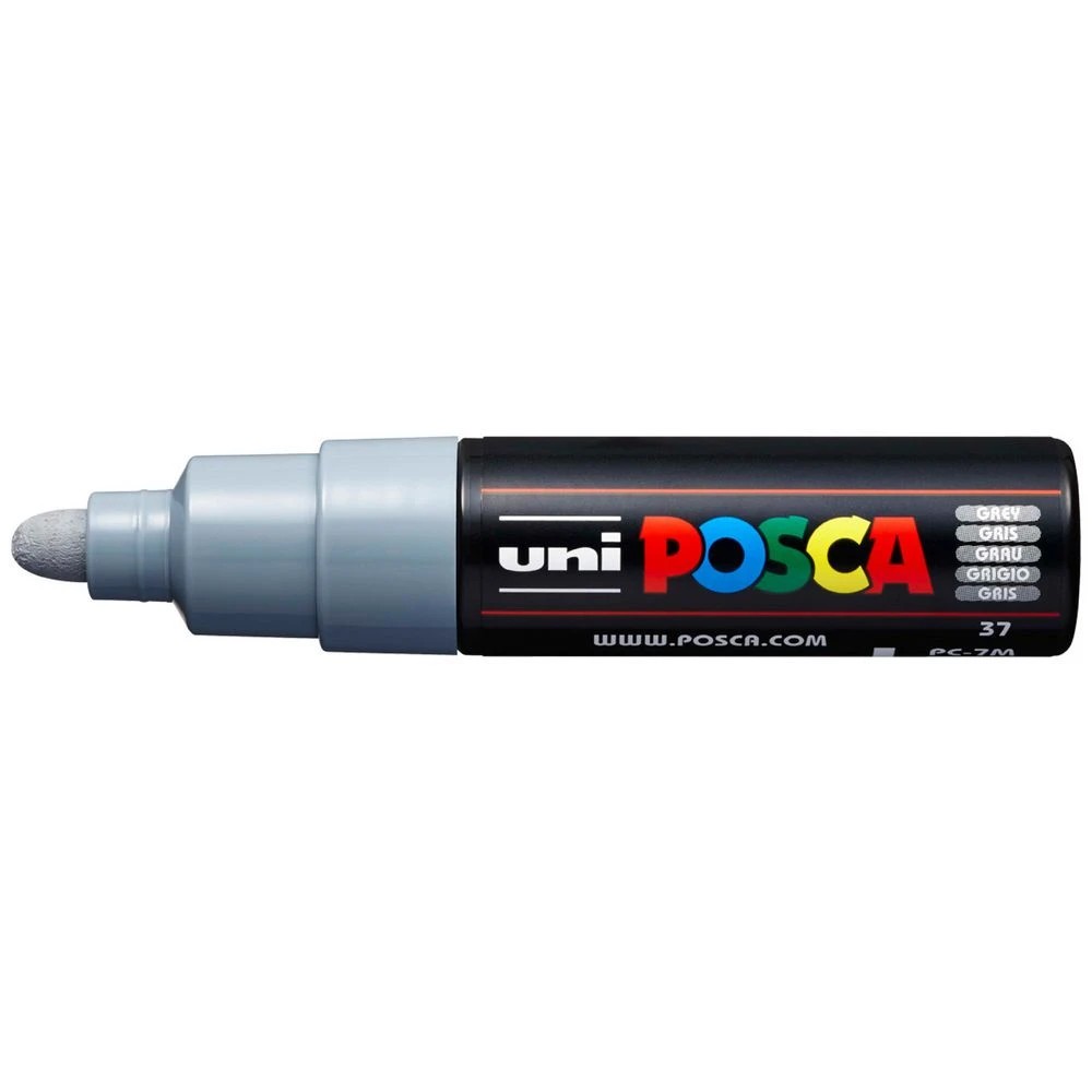 1 POSCA PC 7M Paint Marker Grey, 1 of 9