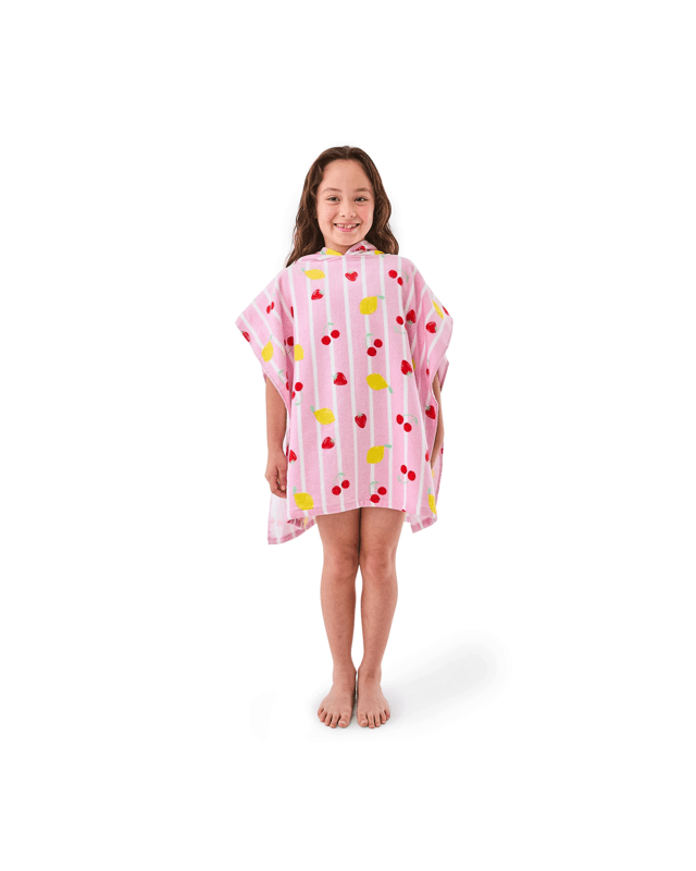 Kids Hooded Cotton Beach Towel - Fr