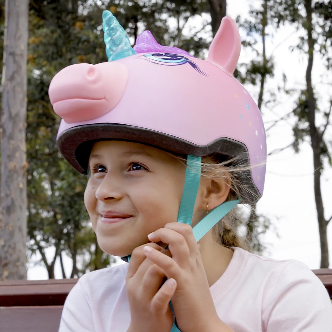 3 Unicorn Light Up 3D Helmet, 3 of 5