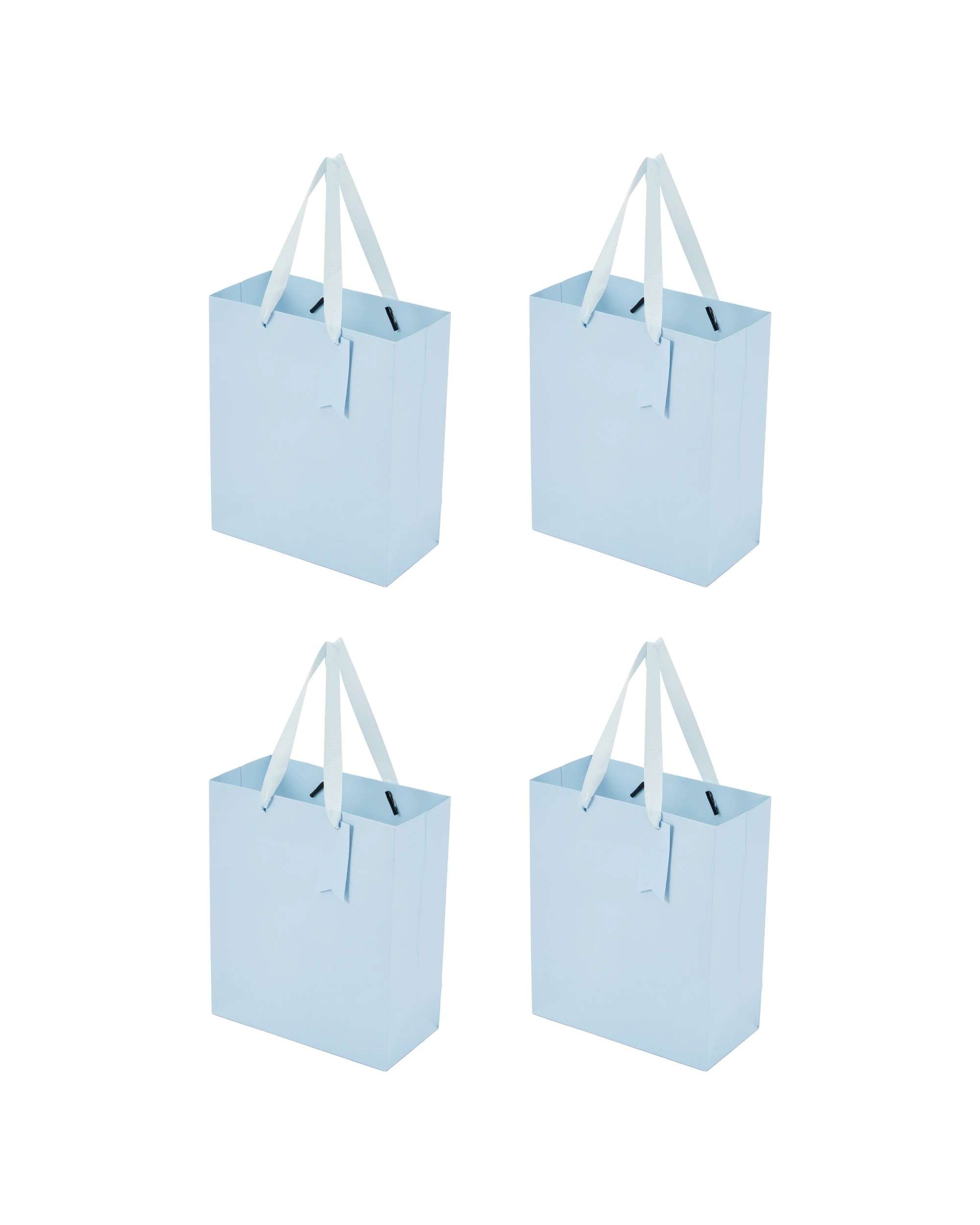 1 4 Pack Multi Blue Gift Bags - Medium, 1 of 4