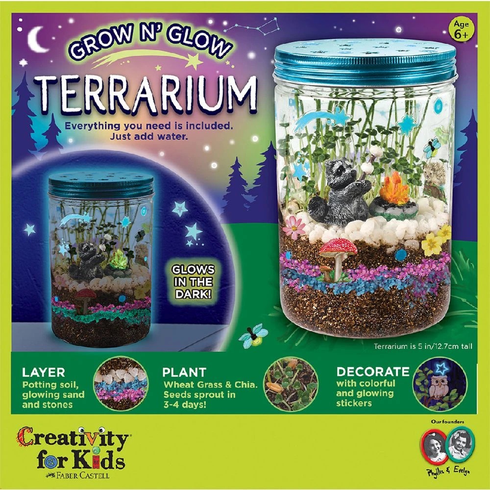 1 Creativity for Kids Grow Your Own Terrarium Kit, 1 of 6