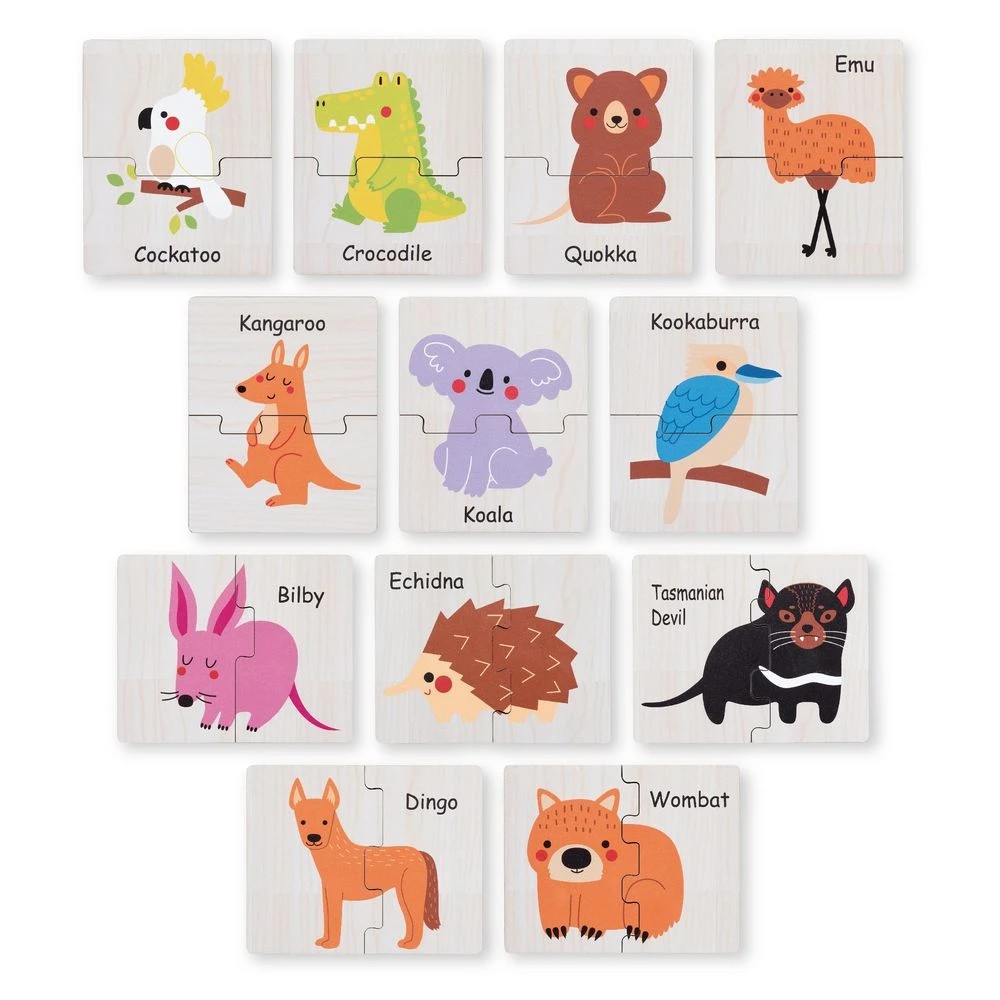 4 Kadink Wooden Puzzle Set Australian Animals, 4 of 4