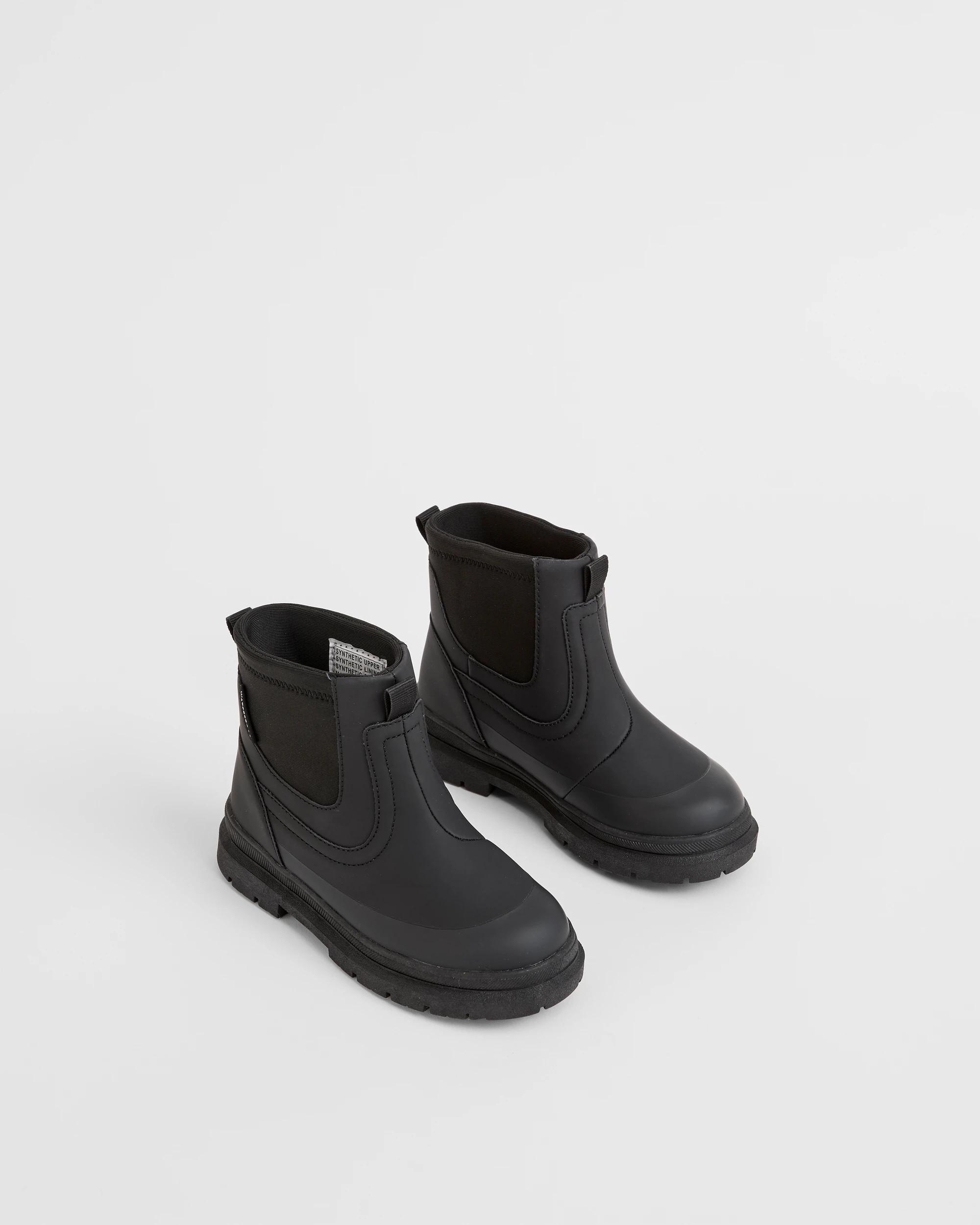 2 Target Kids Kids Waterproof Boots BLACK, 2 of 3
