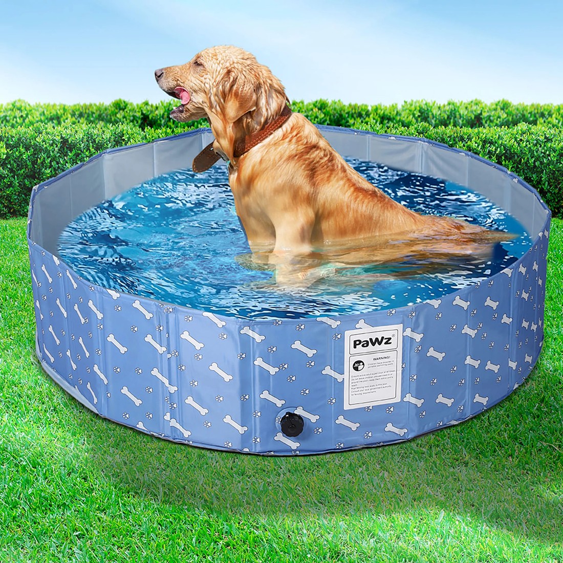 7 Pawz Foldable Dog Swimming Pool Large, 7 of 7