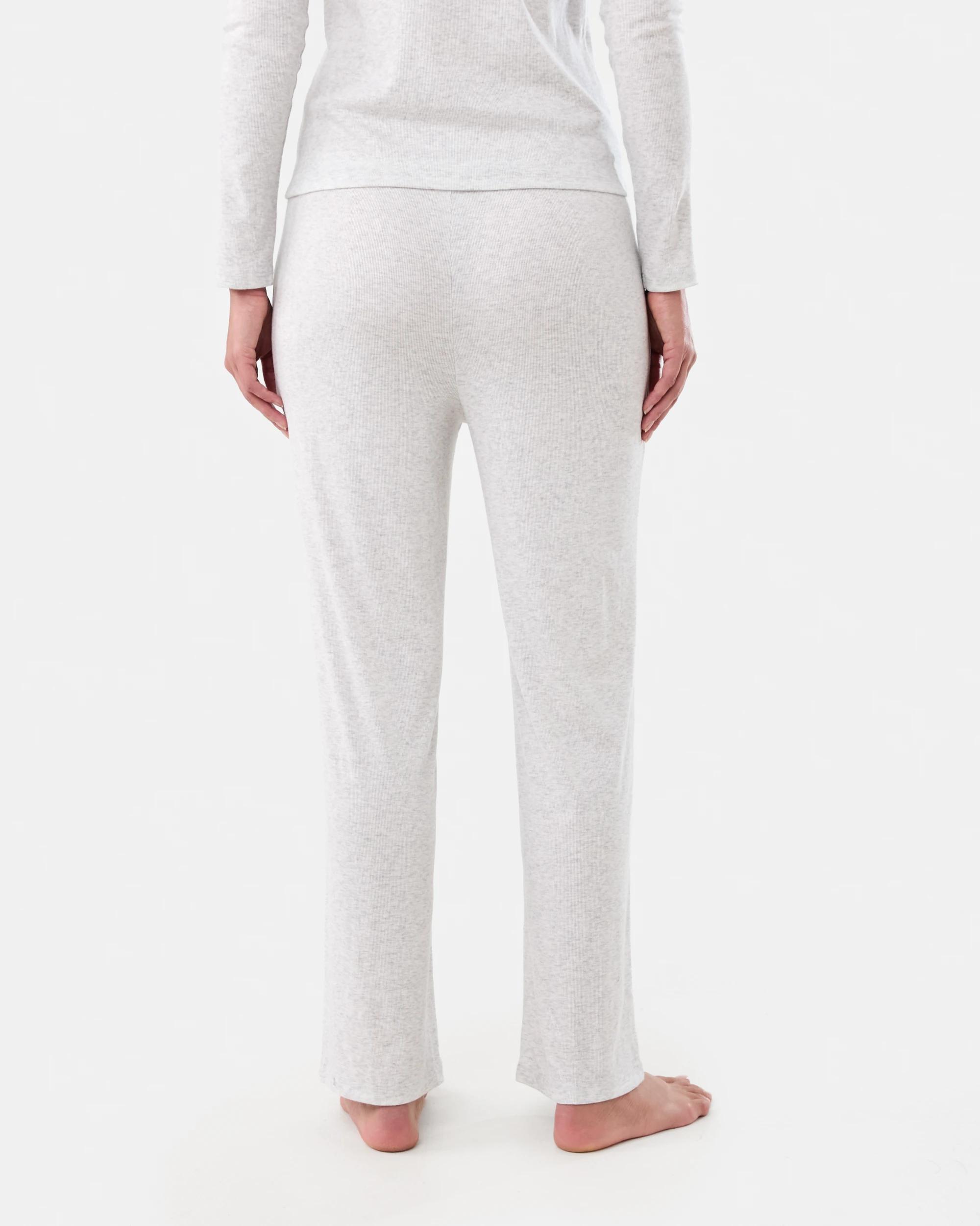 3 Comfort Rib Pants Wht Marle, 3 of 5