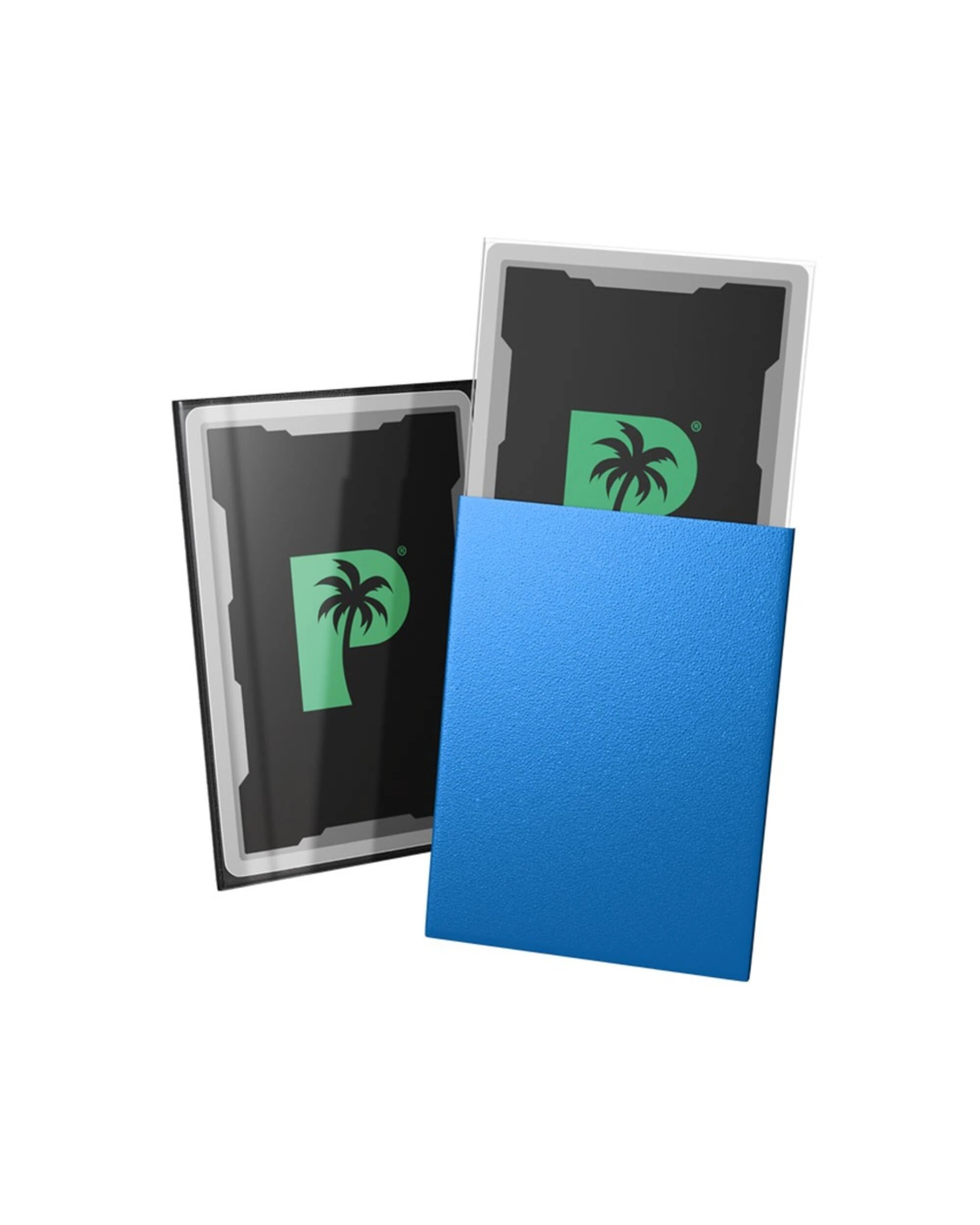 2 Palms Off Gaming - Blackout Deck Sleeves 100pk - Standard Size - Blue, 2 of 3